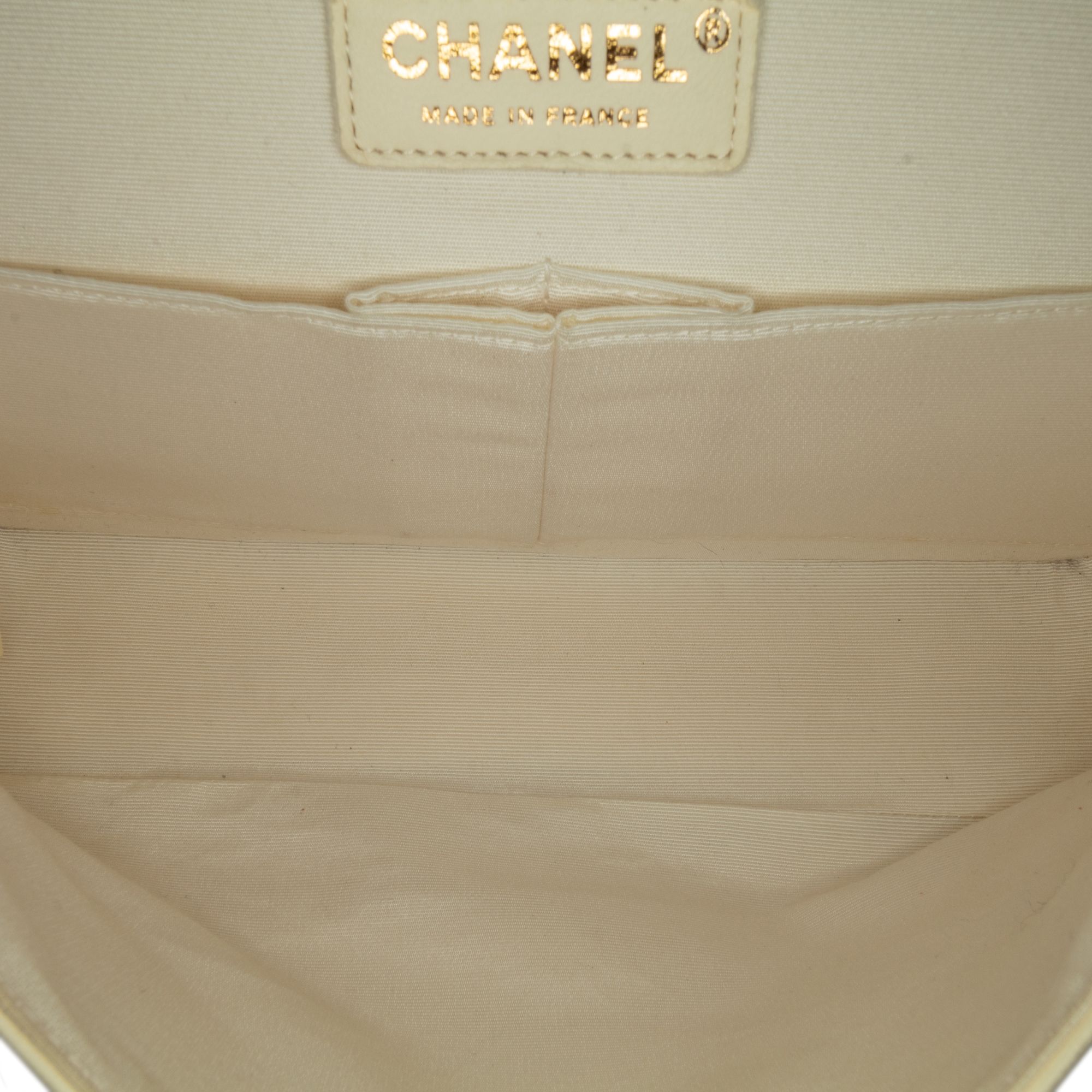 Chanel Medium Classic Printed Denim Floral Double Flap Brown