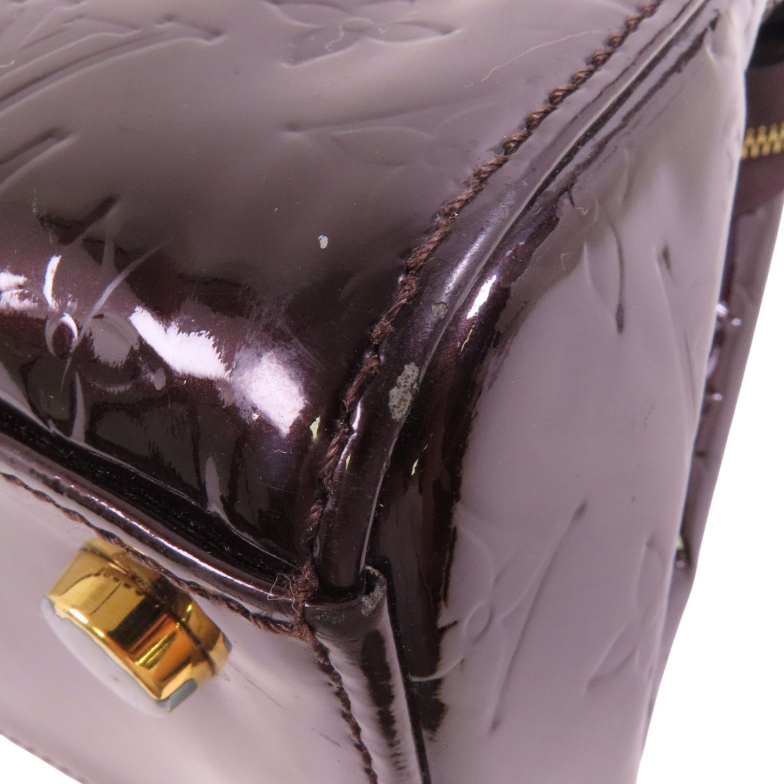 Louis Vuitton Vernis Brea Mm Hand-milled Shoulder Bag Bordeaux 2way Shoulder Bag M 91619