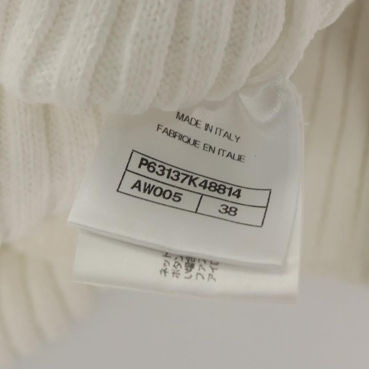 Chanel One Piece Knitted Fabrics White Cc Auth