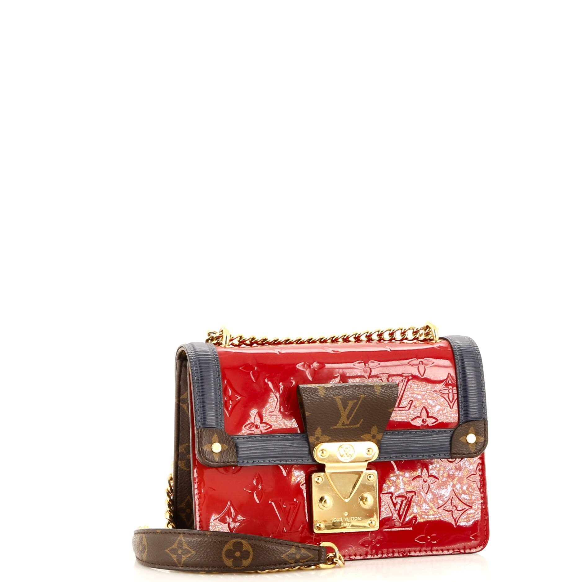 Louis Vuitton Wynwood Handbag Monogram Vernis With Monogram Canvas And Epi Leather