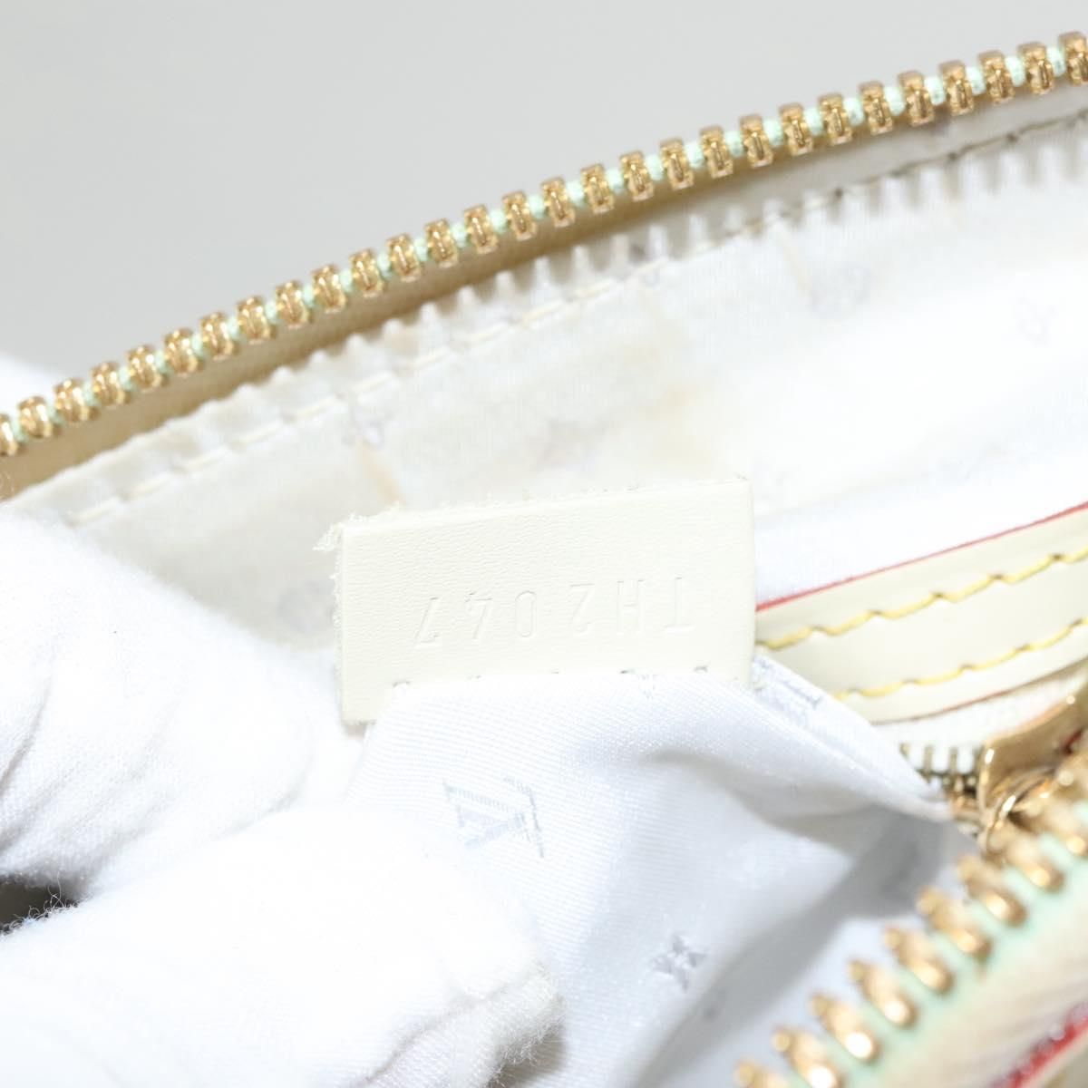 Louis Vuitton Suhari Rock It Pm Hand Bag White M 91887 Lv Auth