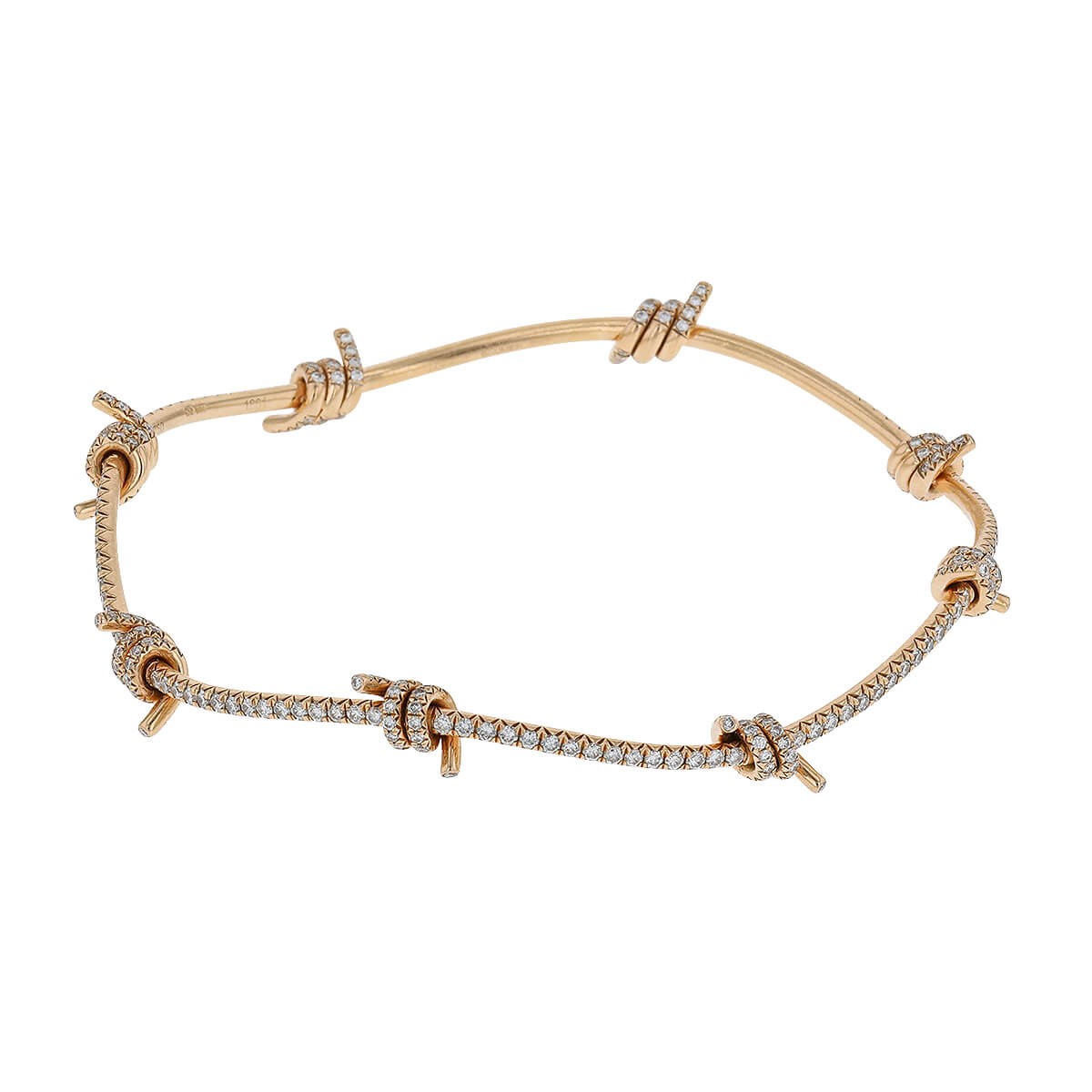 Lorenz Baumer Fil D`Amour diamonds and gold bracelet