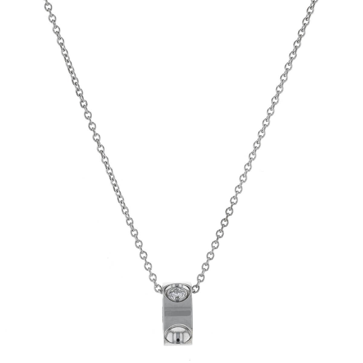 Louis Vuitton Empreinte diamond and gold necklace