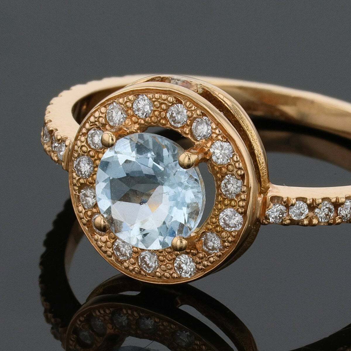 Luis Navarro black diamonds and gold ring