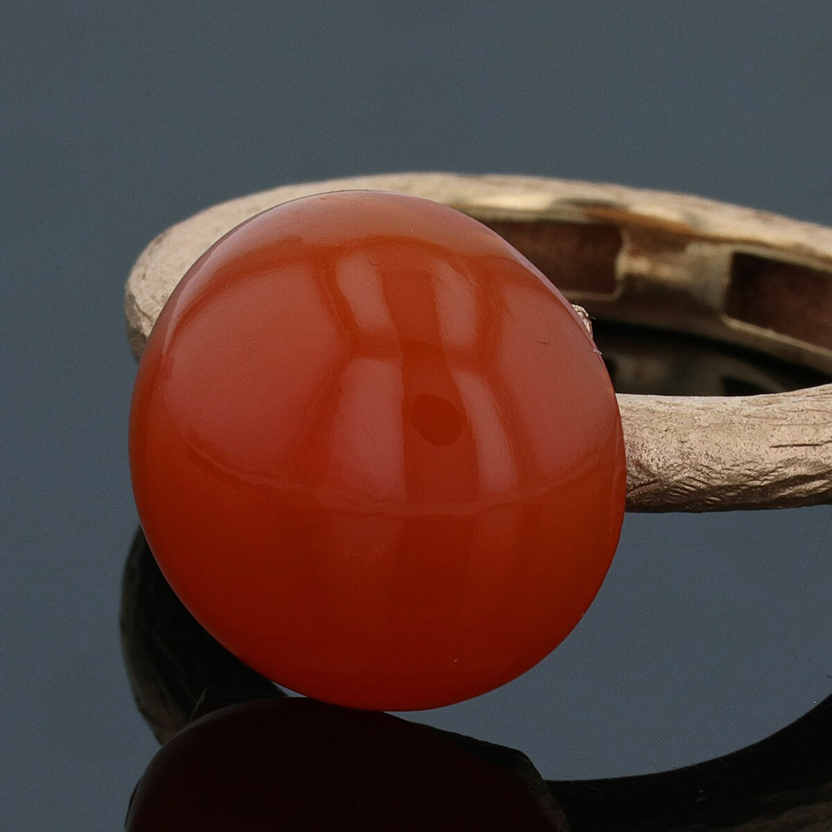 Luis Navarro carnelian and gold ring