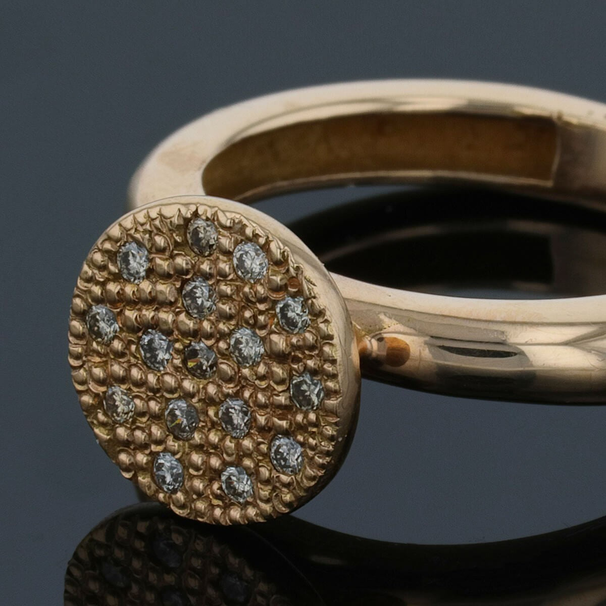 Luis Navarro diamonds and gold ring