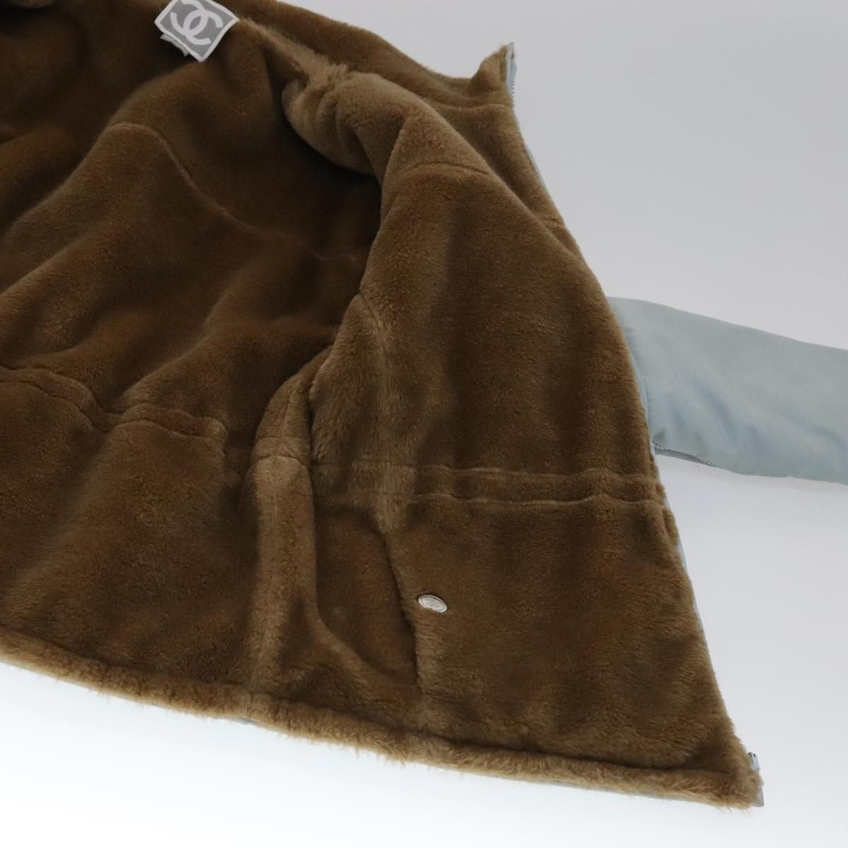 Chanel Sports Outer Nylon Light Blue Cc Auth