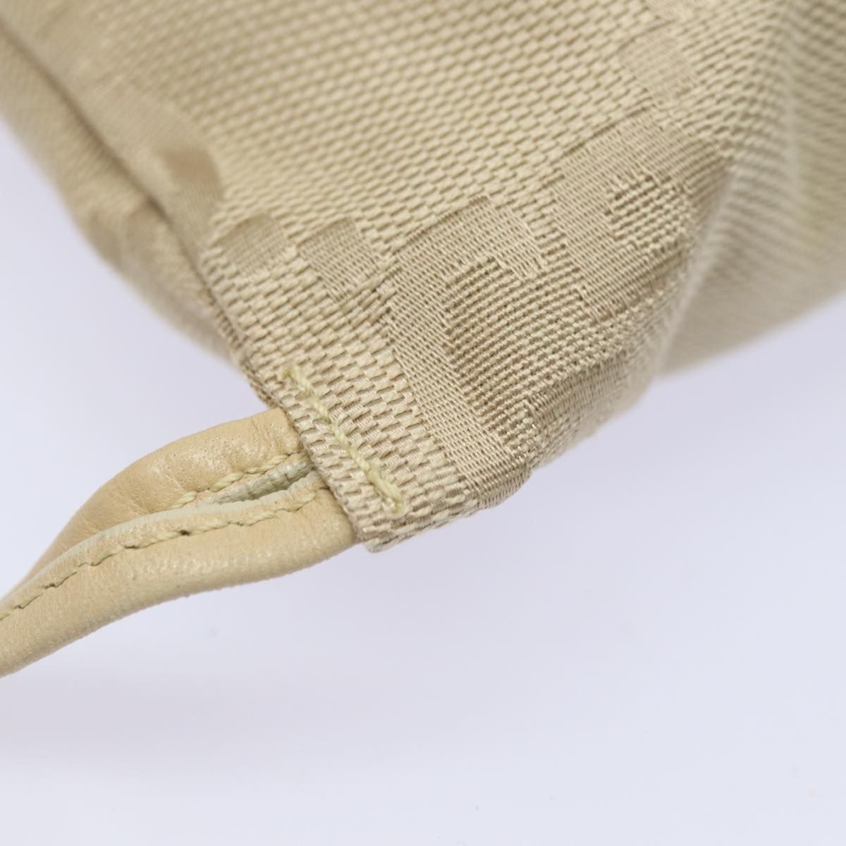 Gucci Gg Canvas Pouch Beige 039 1047 Auth