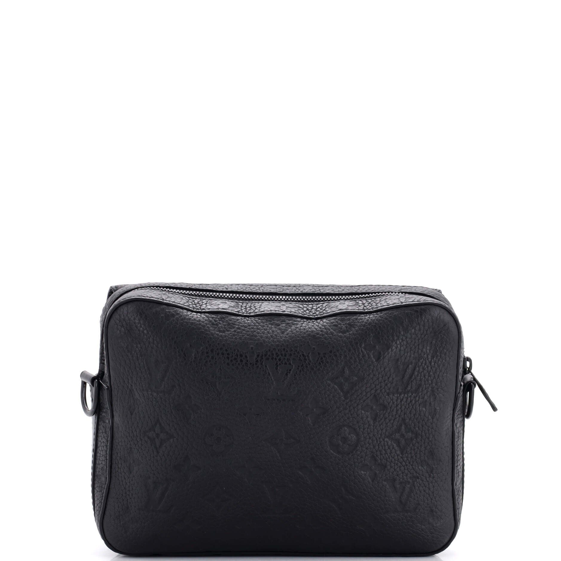 Louis Vuitton Steamer Messenger Bag Monogram Taurillon Leather