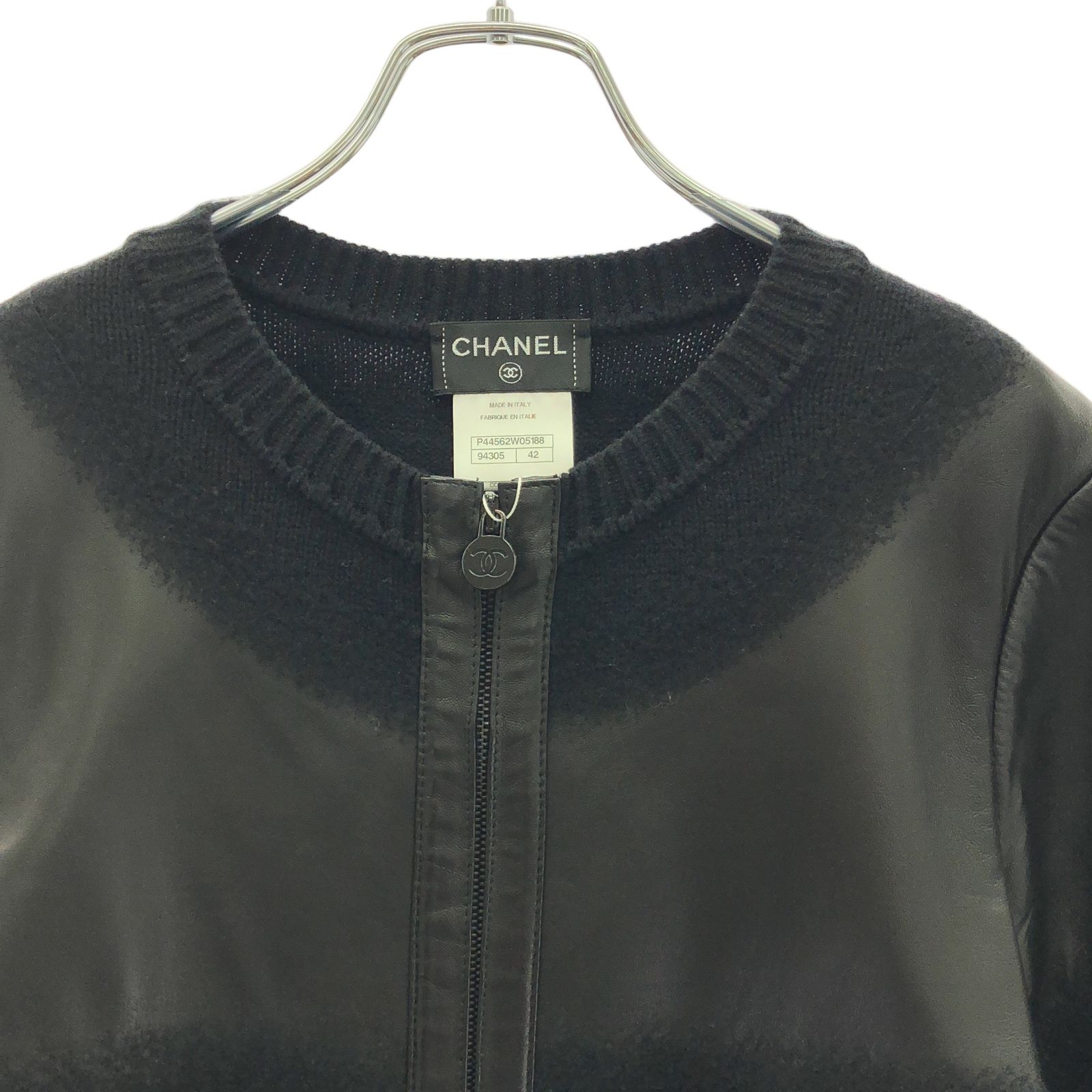 Chanel Black Long Cardigan Wool P 44562w 05188