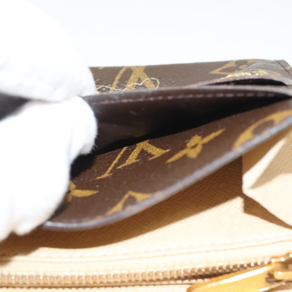 Louis Vuitton Monogram Dentelle Portefeuille Sarah Wallet M 95390 Lv Auth