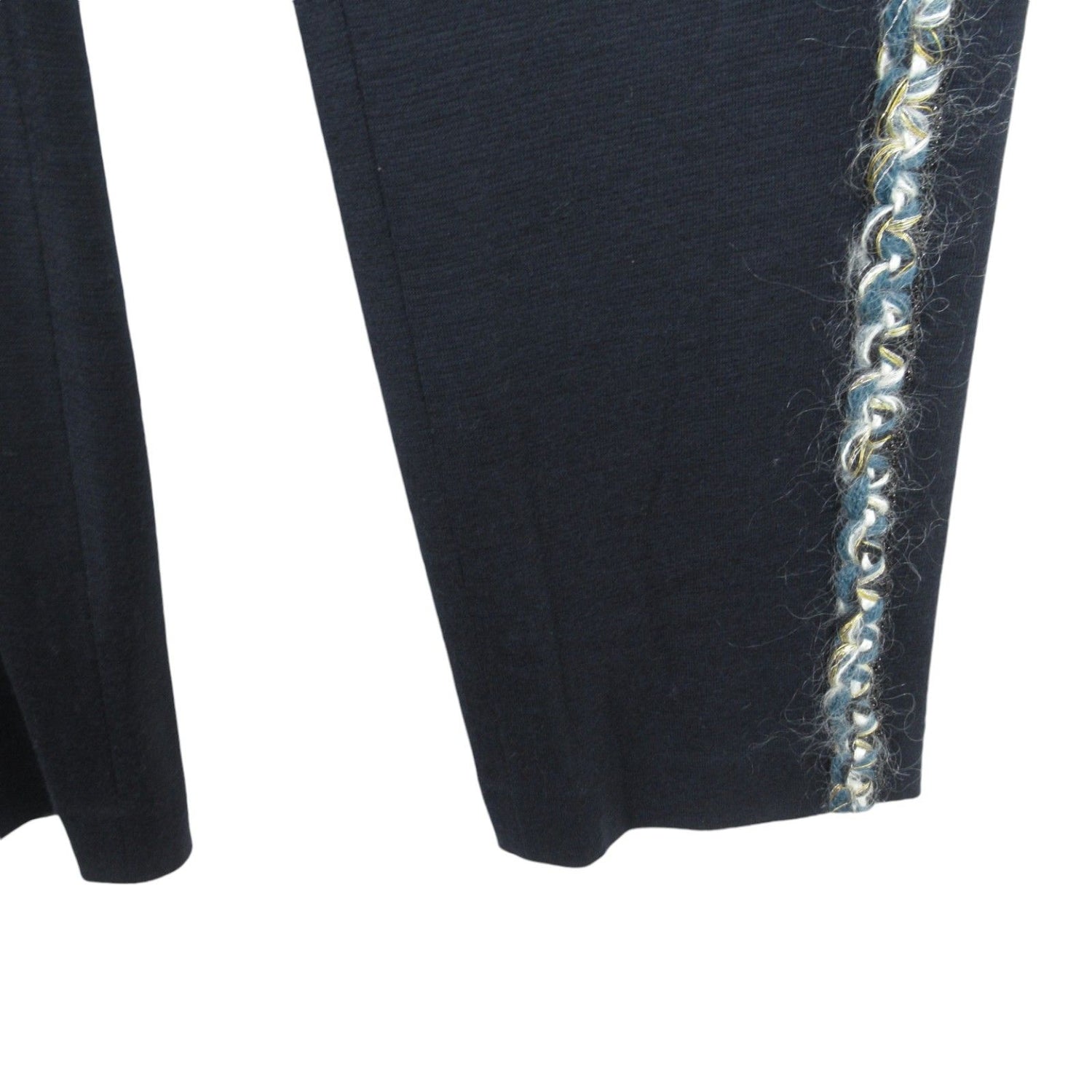 Chanel Sweatpants Wool Navy 34