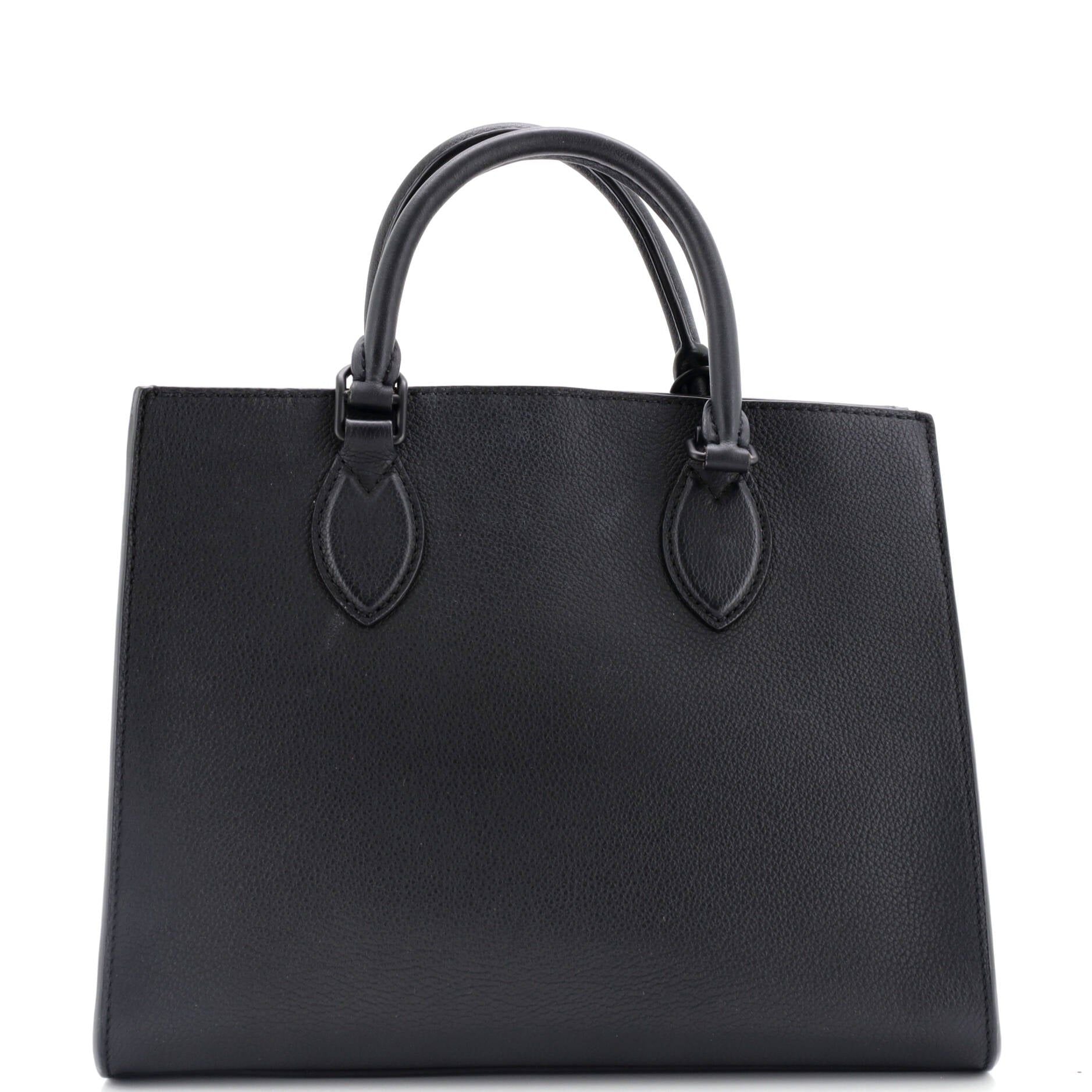 Louis Vuitton Lockme Monochrome Tote Leather Pm
