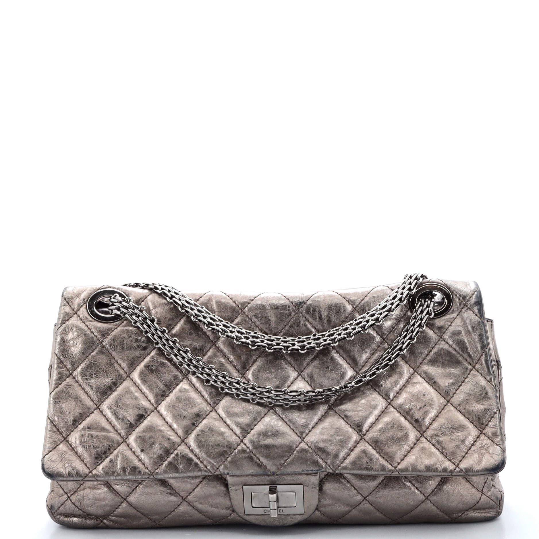 Chanel Reissue 2.55 Flap Bag Quilted Metallic Aged Calfskin 227