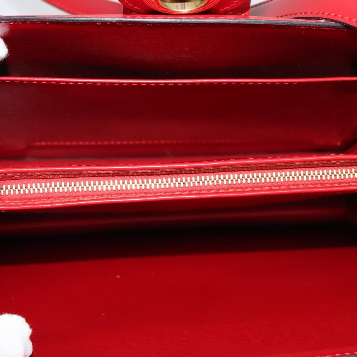 Louis Vuitton Epi Capuchin Shoulder Bag Red M 52347 Lv Auth