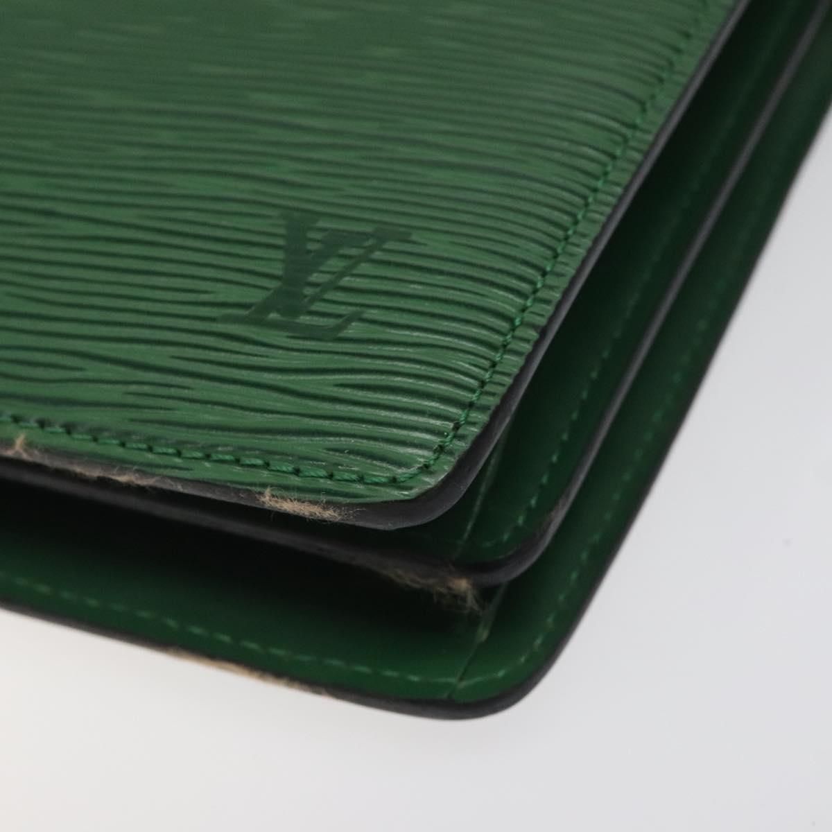 Louis Vuitton Epi Capuchin Shoulder Bag Green M 52344 Lv Auth