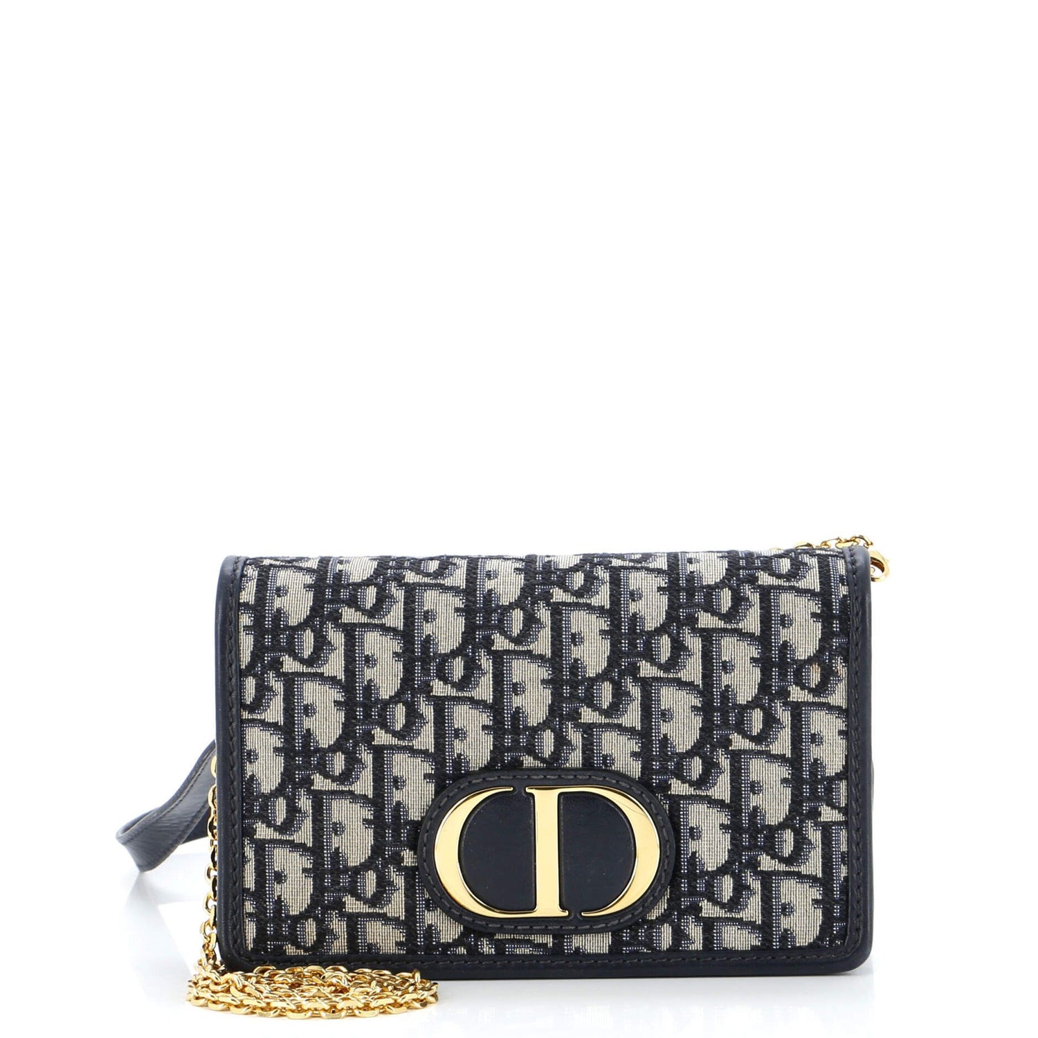 Christian Dior 30 Montaigne 2-In-1 Pouch Oblique Canvas