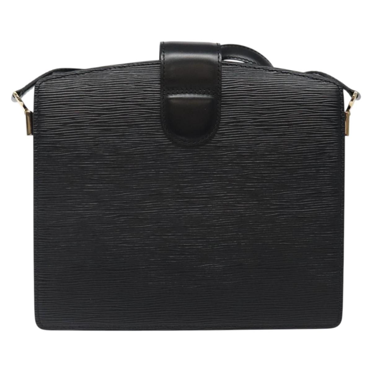 Louis Vuitton Epi Capuchin Shoulder Bag Black M 52342 Lv Auth