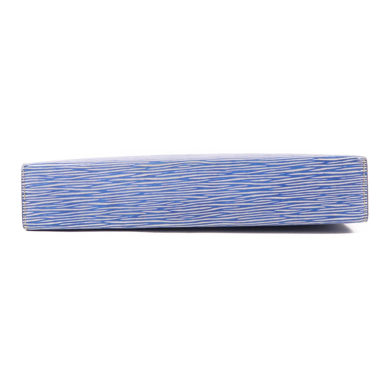 Louis Vuitton Epi Poche Toilette Blue Business Bag Clutch Bag M 54654