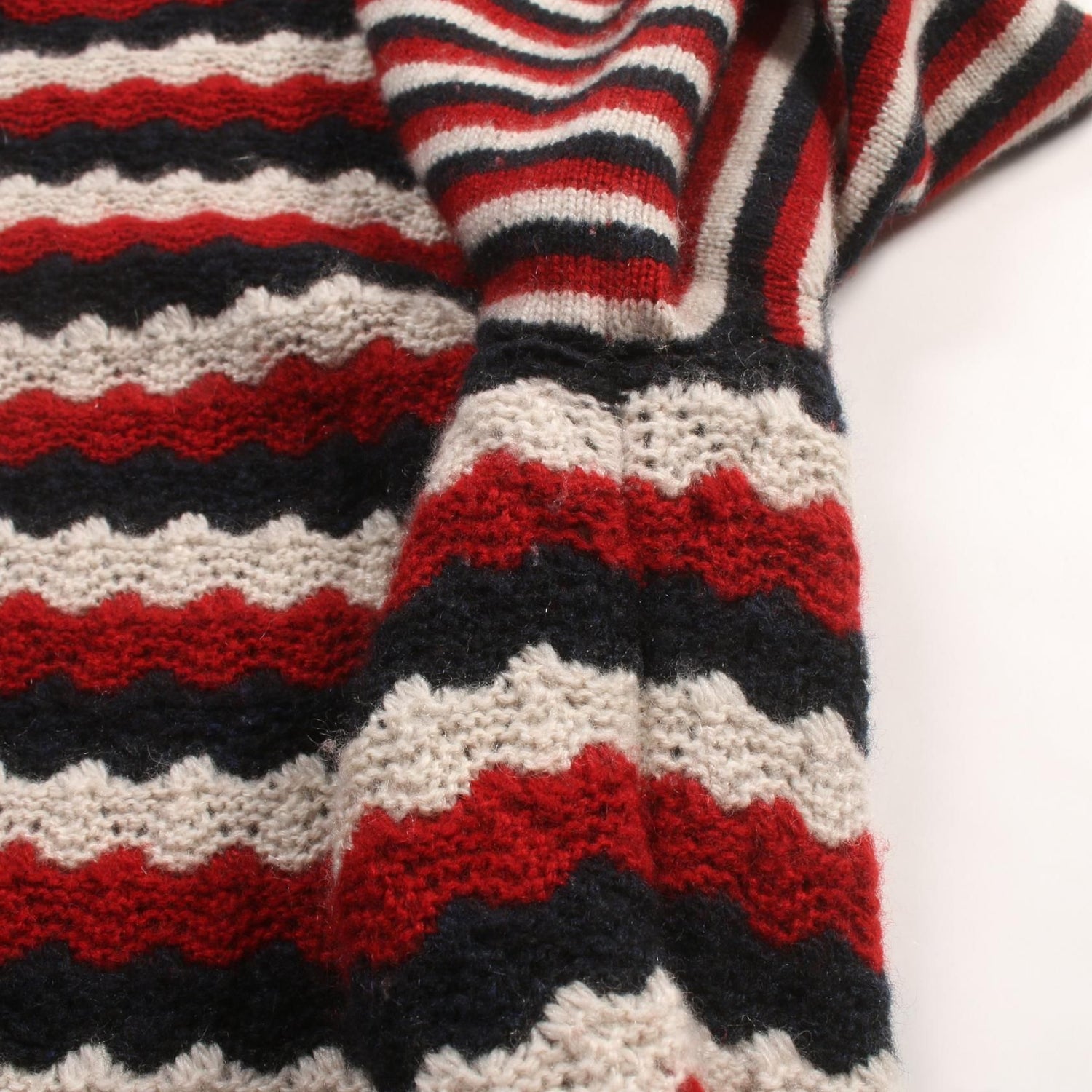 Chanel Navy Red White Dress Other Cashmere P 57823k 07567