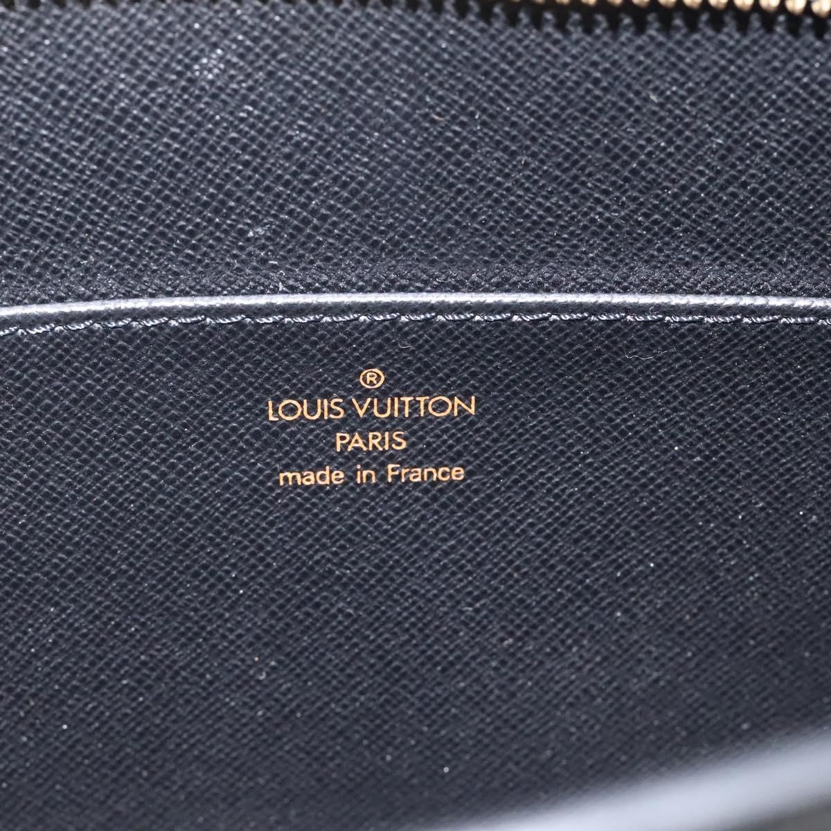 Louis Vuitton Epi Pochette Homme Clutch Bag Black Noir M 52522 Lv Auth