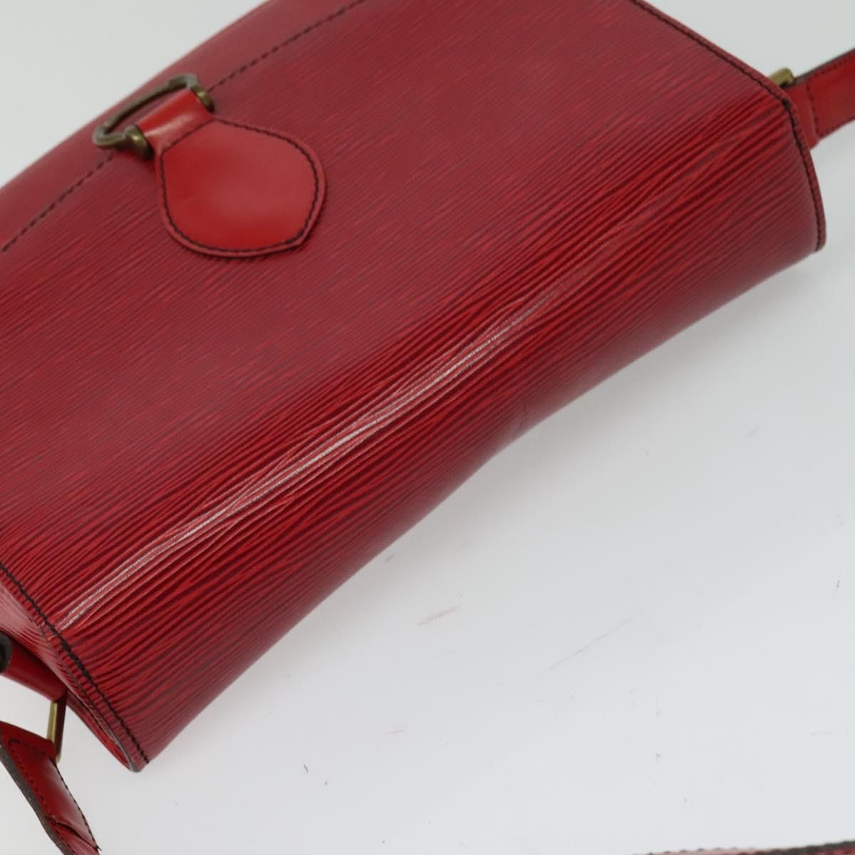 Louis Vuitton Epi Saint Cloud Gm Shoulder Bag Red M 52197 Lv Auth