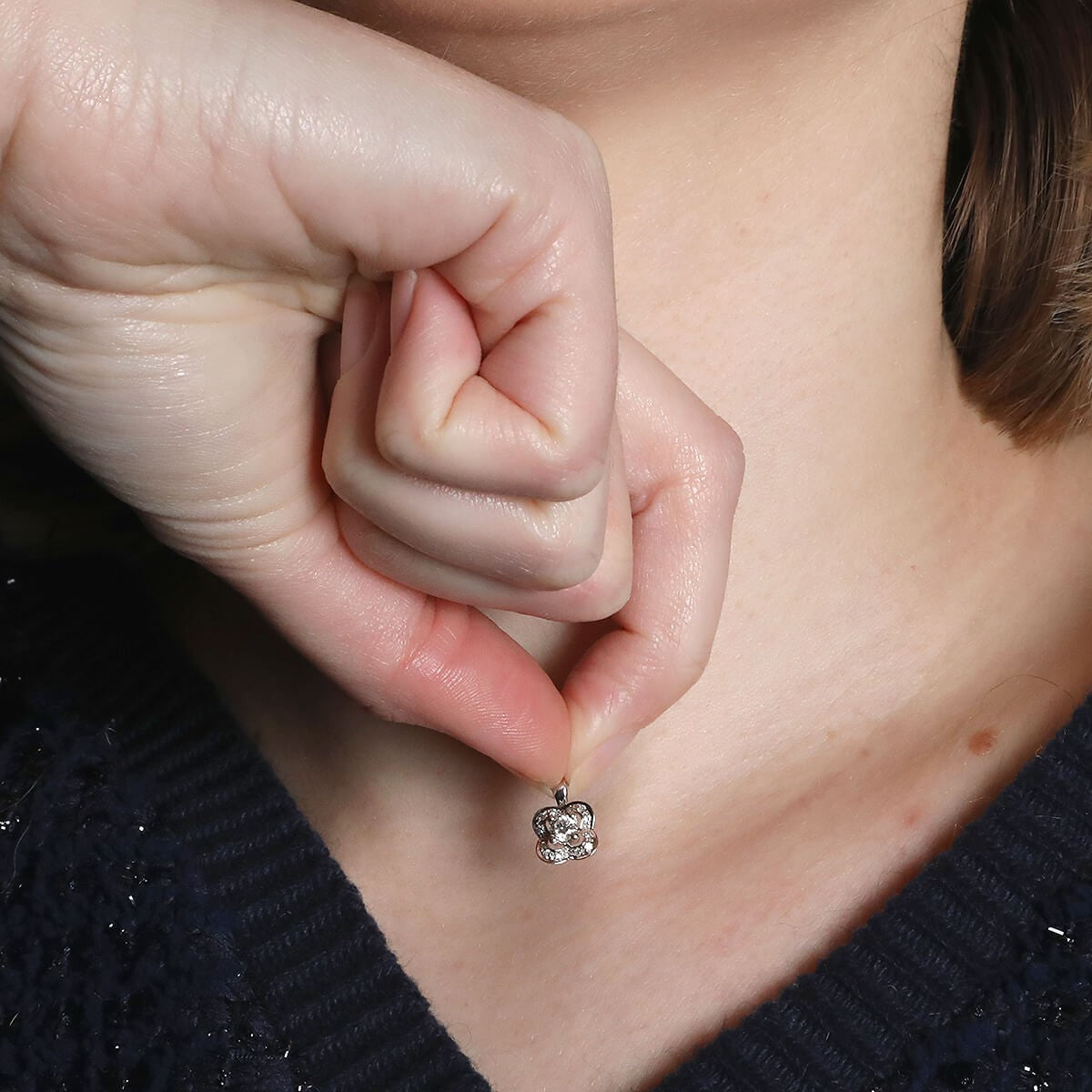 Mauboussin Chance of Love N¡2 diamonds and gold pendant