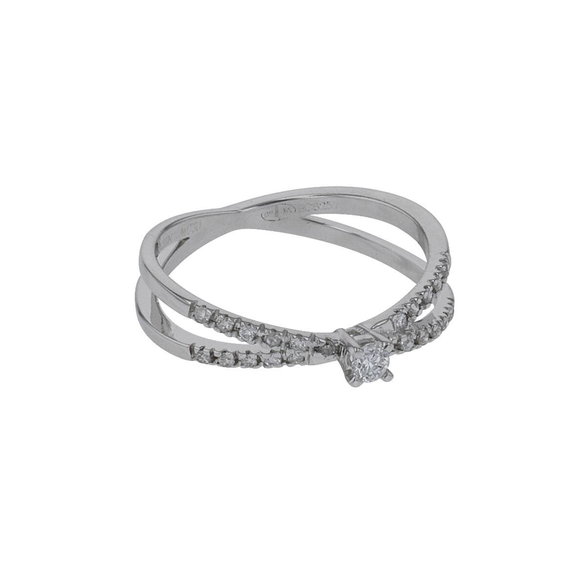 Mauboussin A la Croise des Chemins diamonds and gold ring