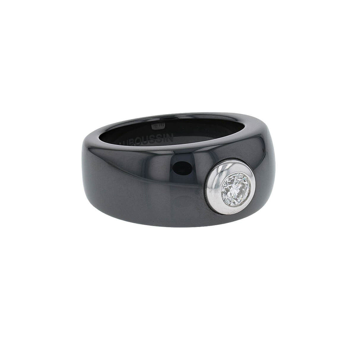 Mauboussin Mon Diamant du DŽmon diamond, ceramic and gold ring