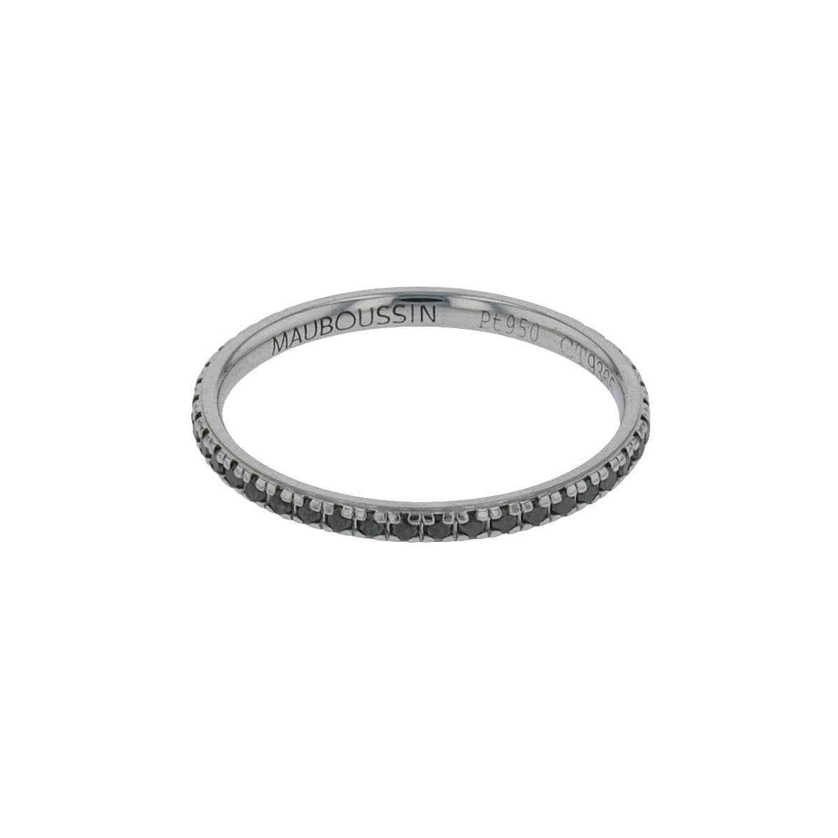 Mauboussin Parce que je lÕAime black diamonds and gold ring