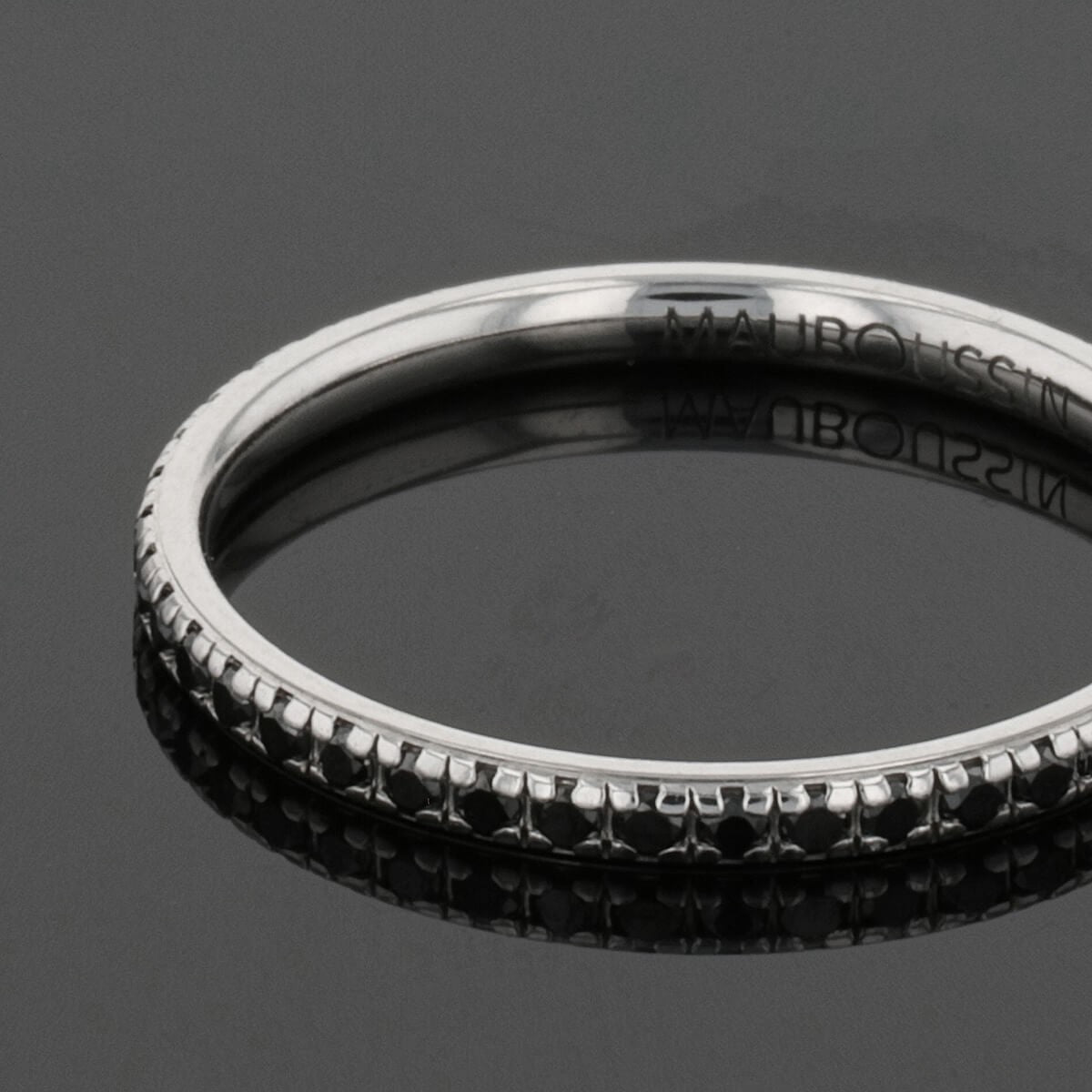 Mauboussin Parce que je lÕAime black diamonds and gold ring