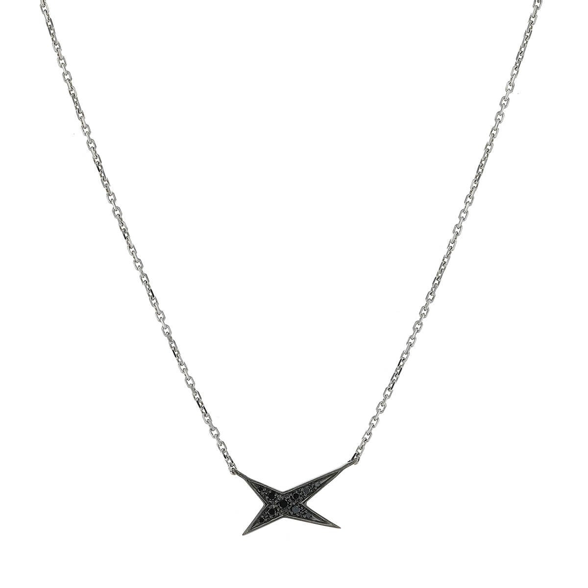 Mauboussin Valentin For You black diamonds and gold necklace