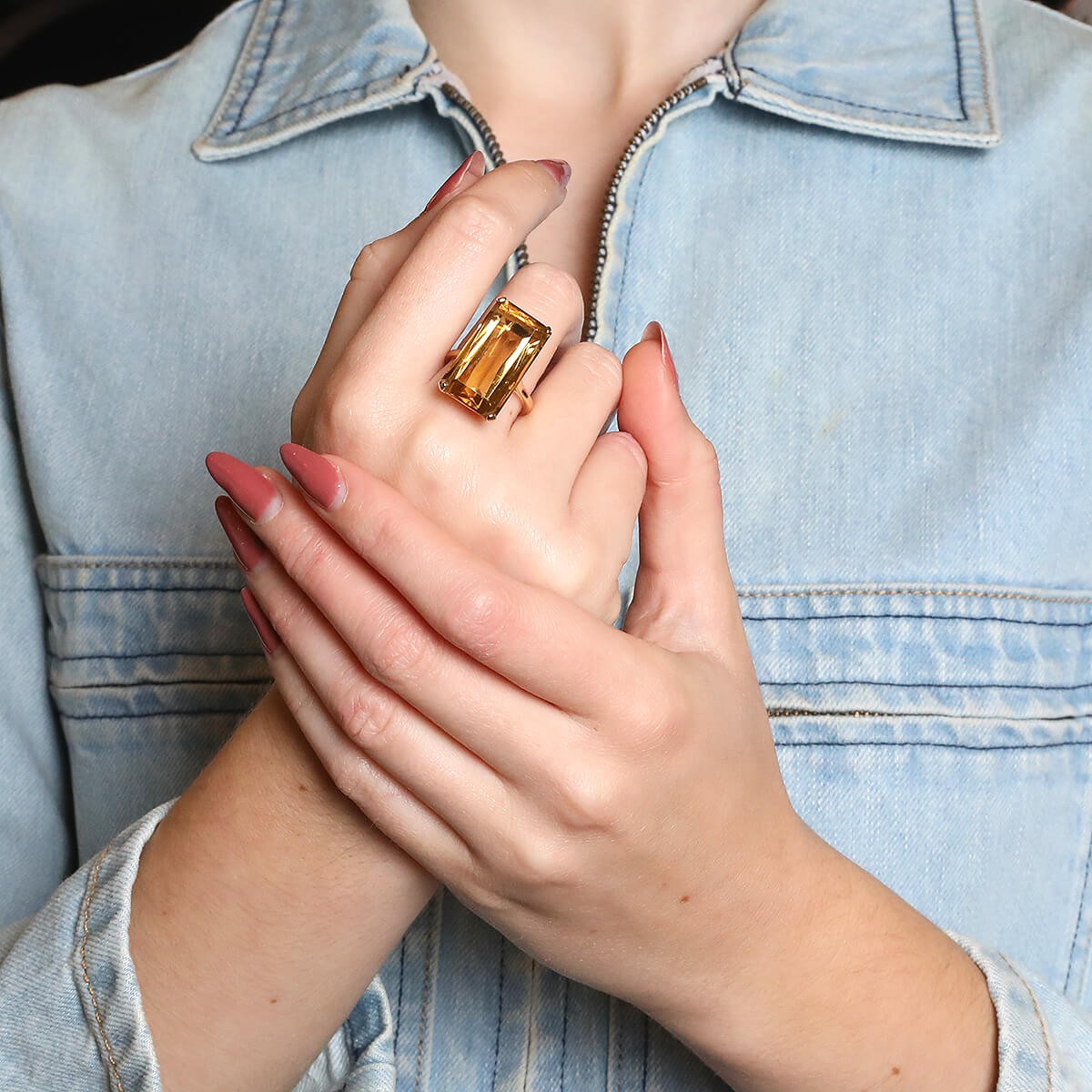 Mellerio Dits Meller citrine and gold ring
