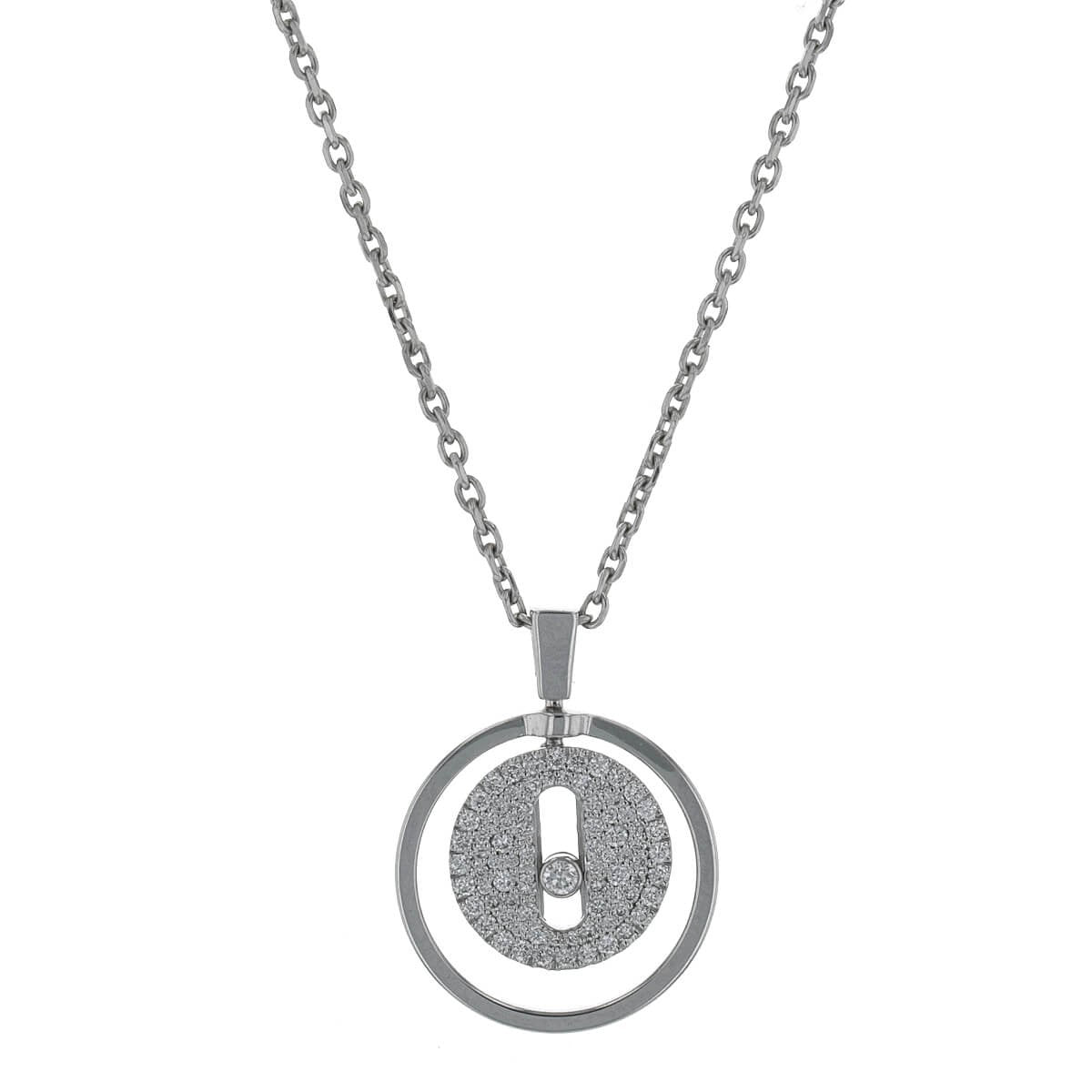 Messika Lucky Move diamonds and gold necklace