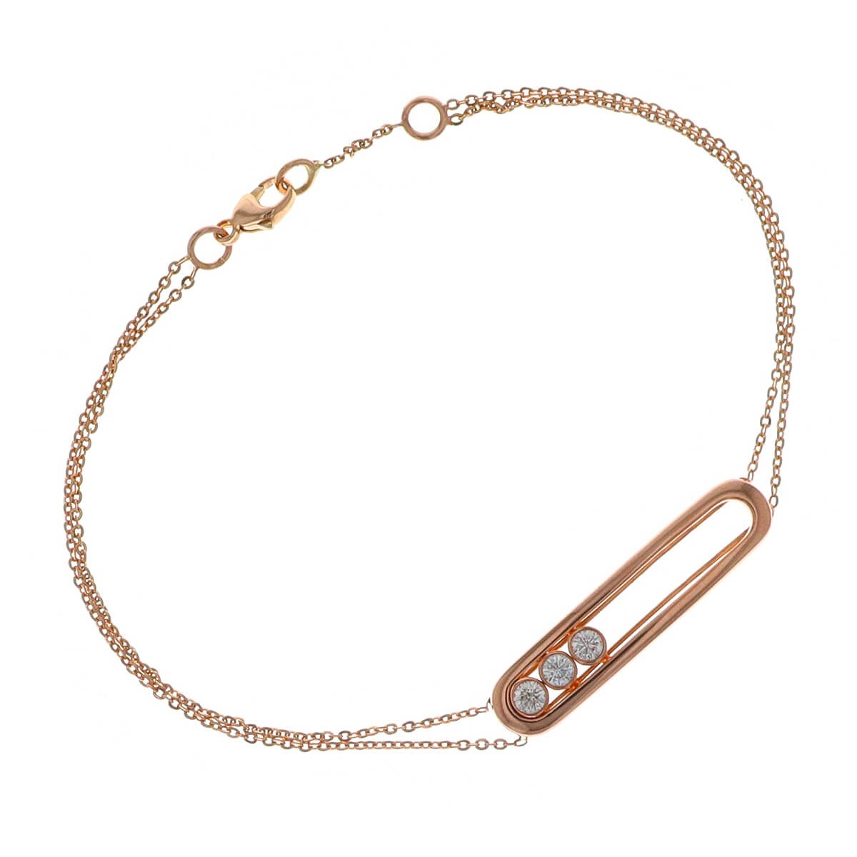 Messika Move diamonds and gold bracelet