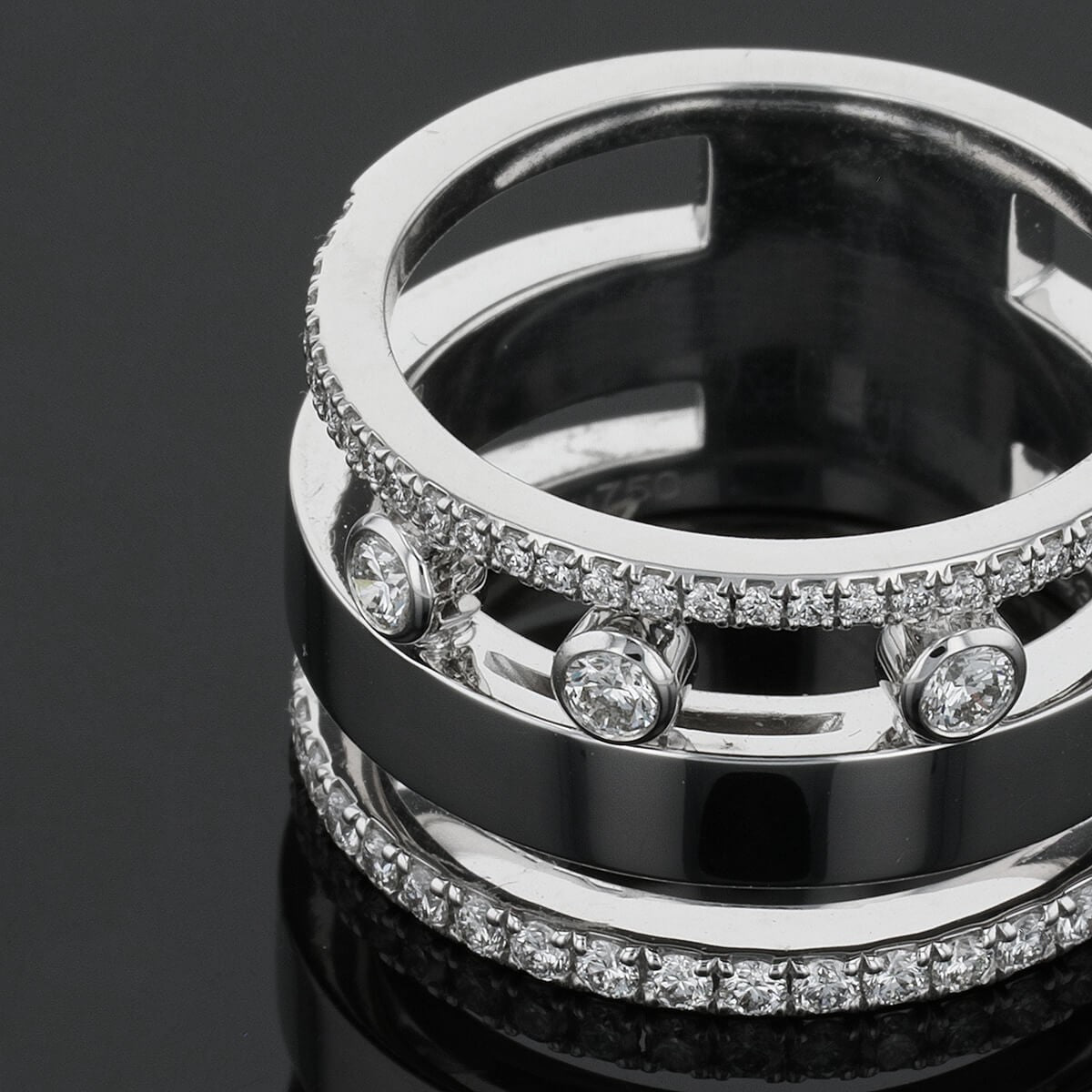 Messika Move Romane diamonds and gold ring