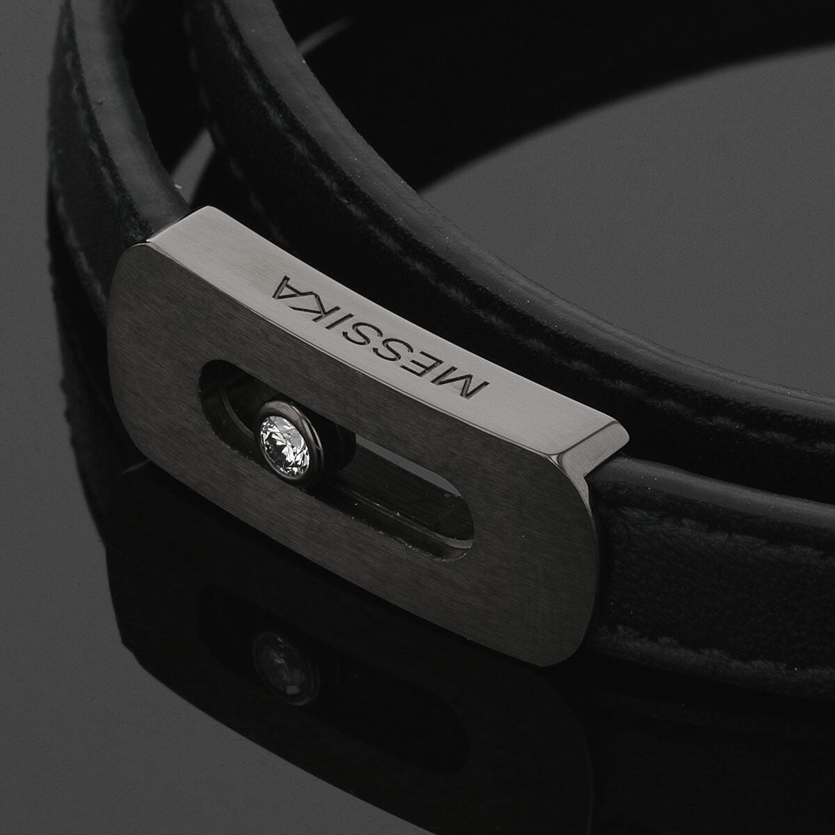 Messika My Move titanium and diamond bracelet