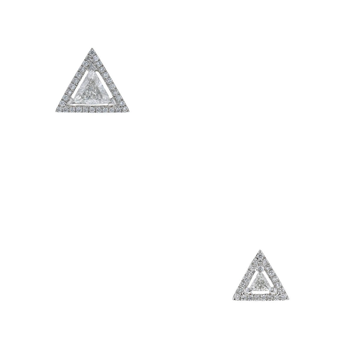 Messika  diamonds and gold earrings