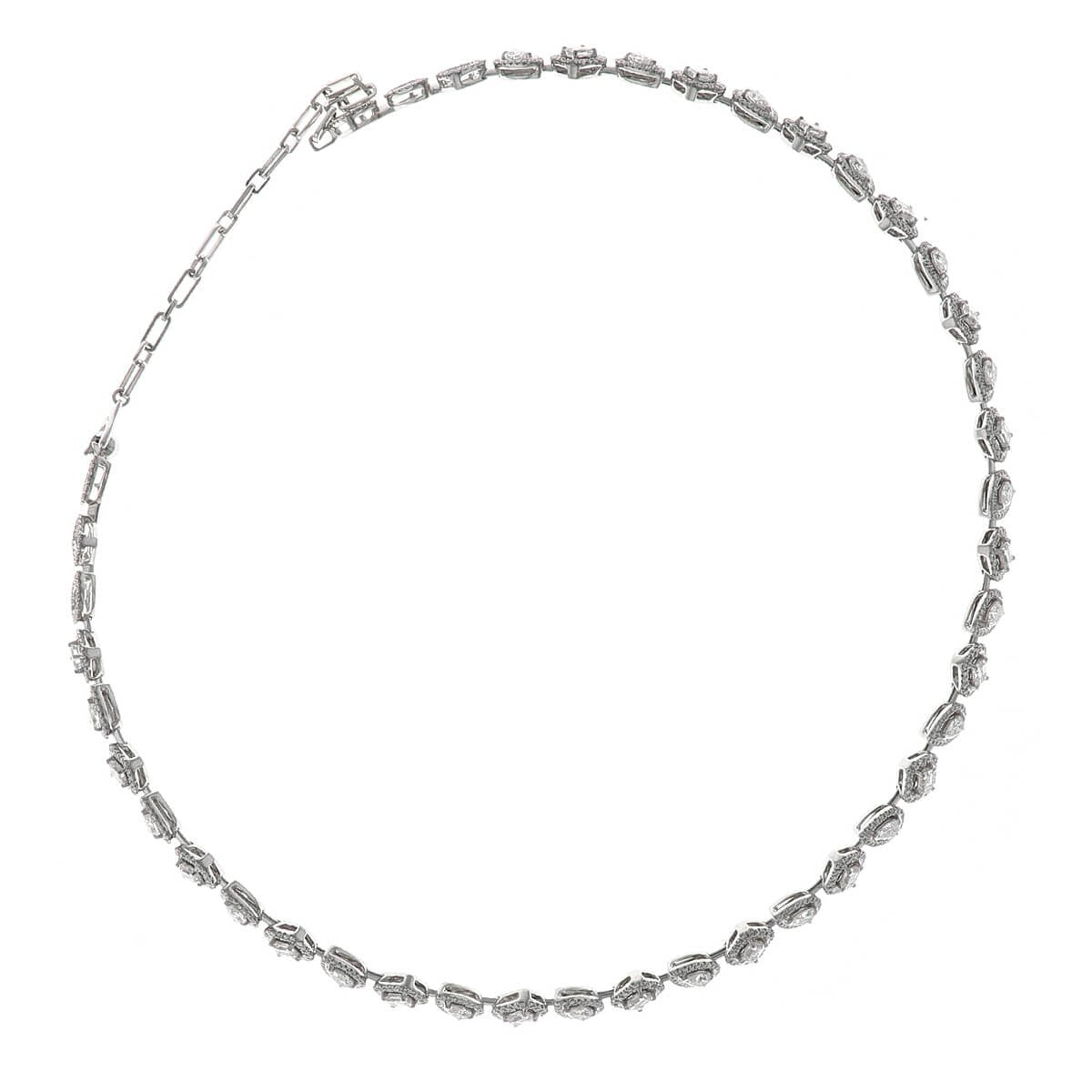 Messika My Twin diamonds and gold necklace