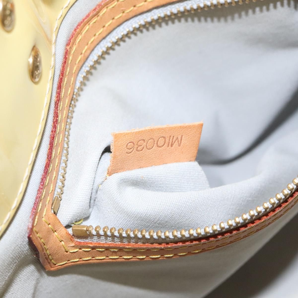 Louis Vuitton Vernis Reade Pm Hand Bag Perle M 91336 Lv Auth