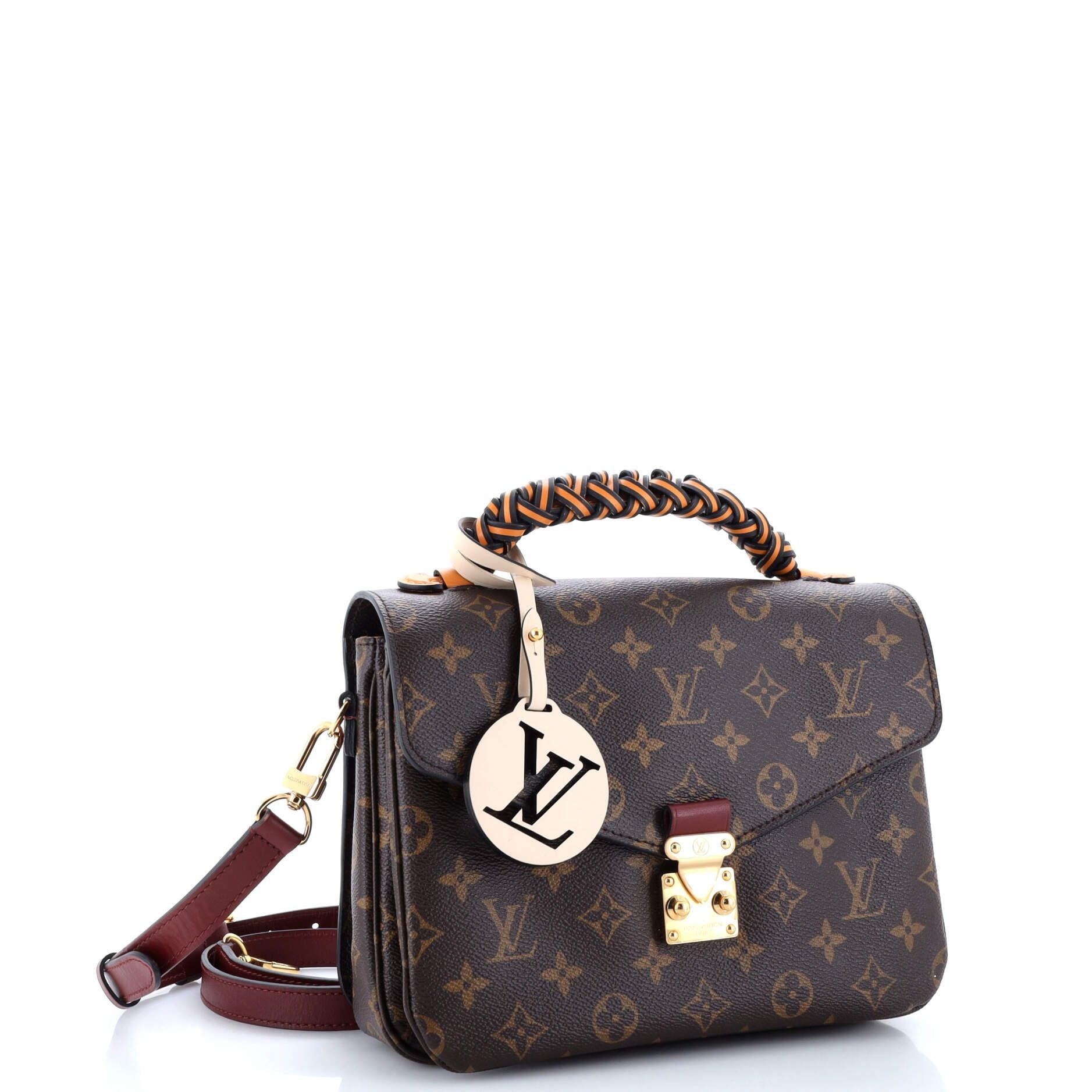 Louis Vuitton Braided Handle Pochette Metis Monogram Canvas