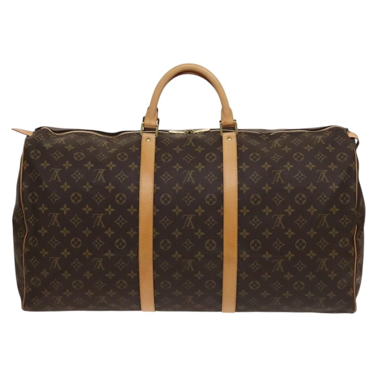Louis Vuitton Monogram Keepall Bandouliere 60 Boston Bag M 41412 Lv Auth