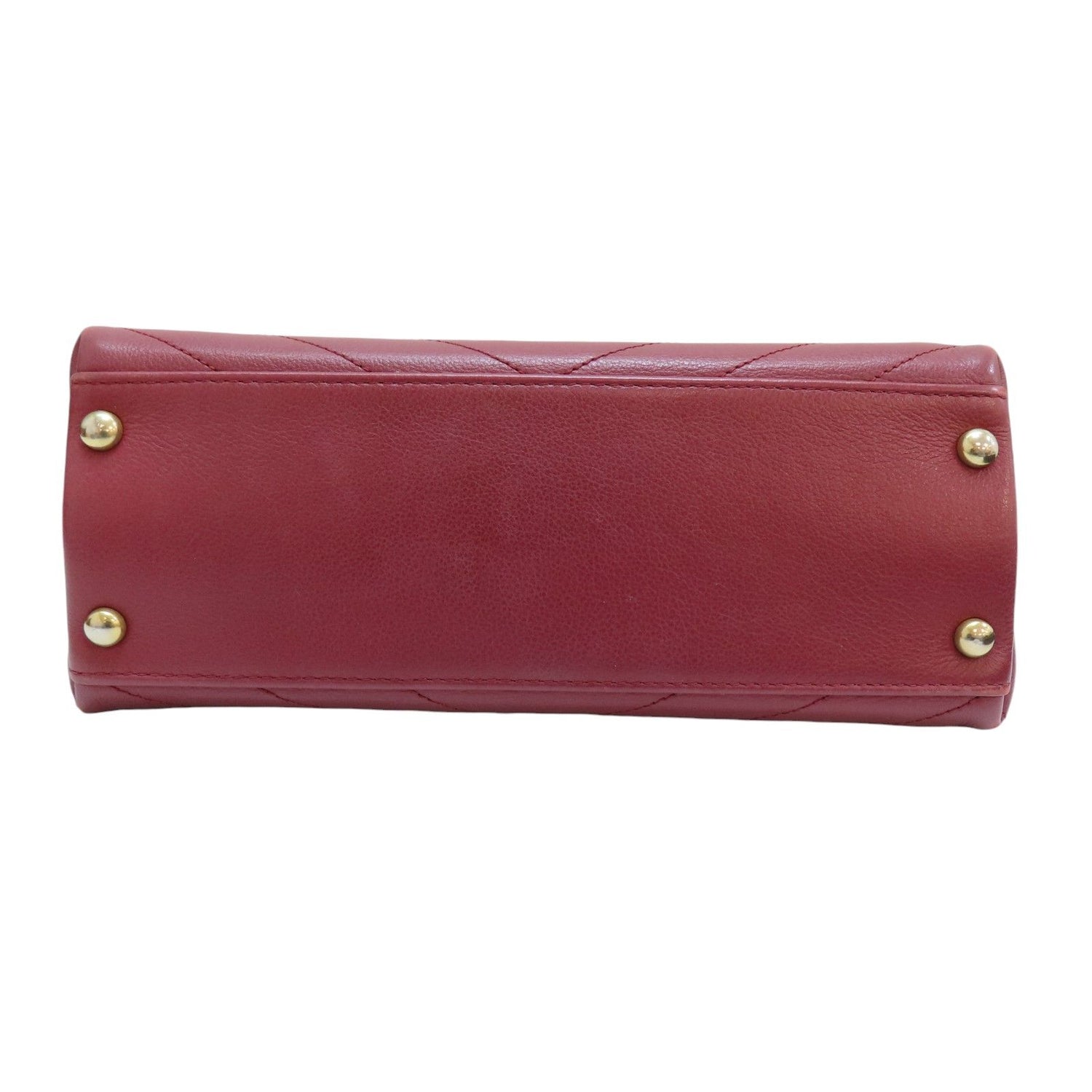 Chanel Small Chevron Chic Top Handle Flap, Calfskin Stitched