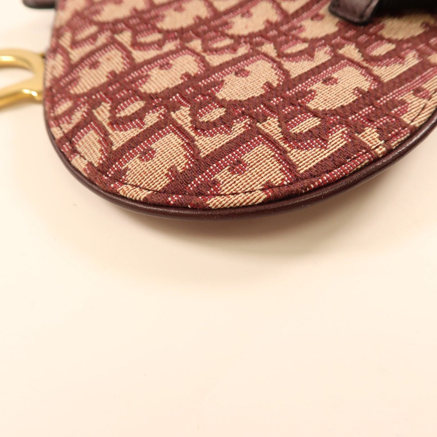 Dior Canvas Golden Waist Bag Red Waist Bag Body Bag Red Canvas Saddle Belt Bag