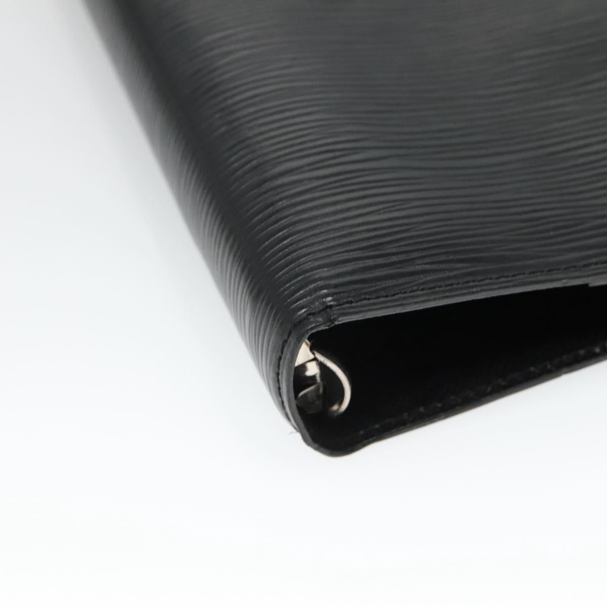 Louis Vuitton Epi Agenda Gm Day Planner Cover Black R 20212 Lv Auth