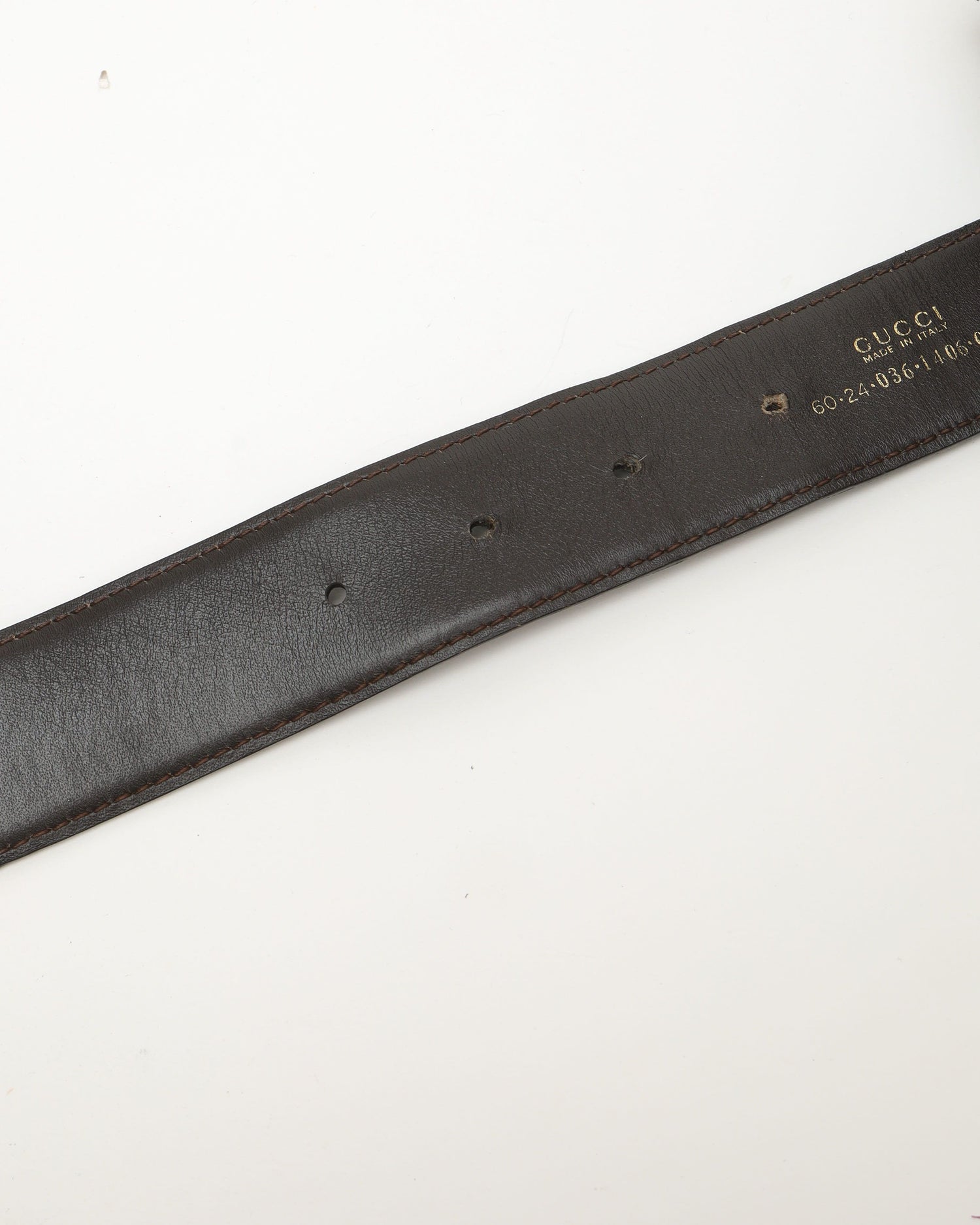 Gucci G Leather Belt