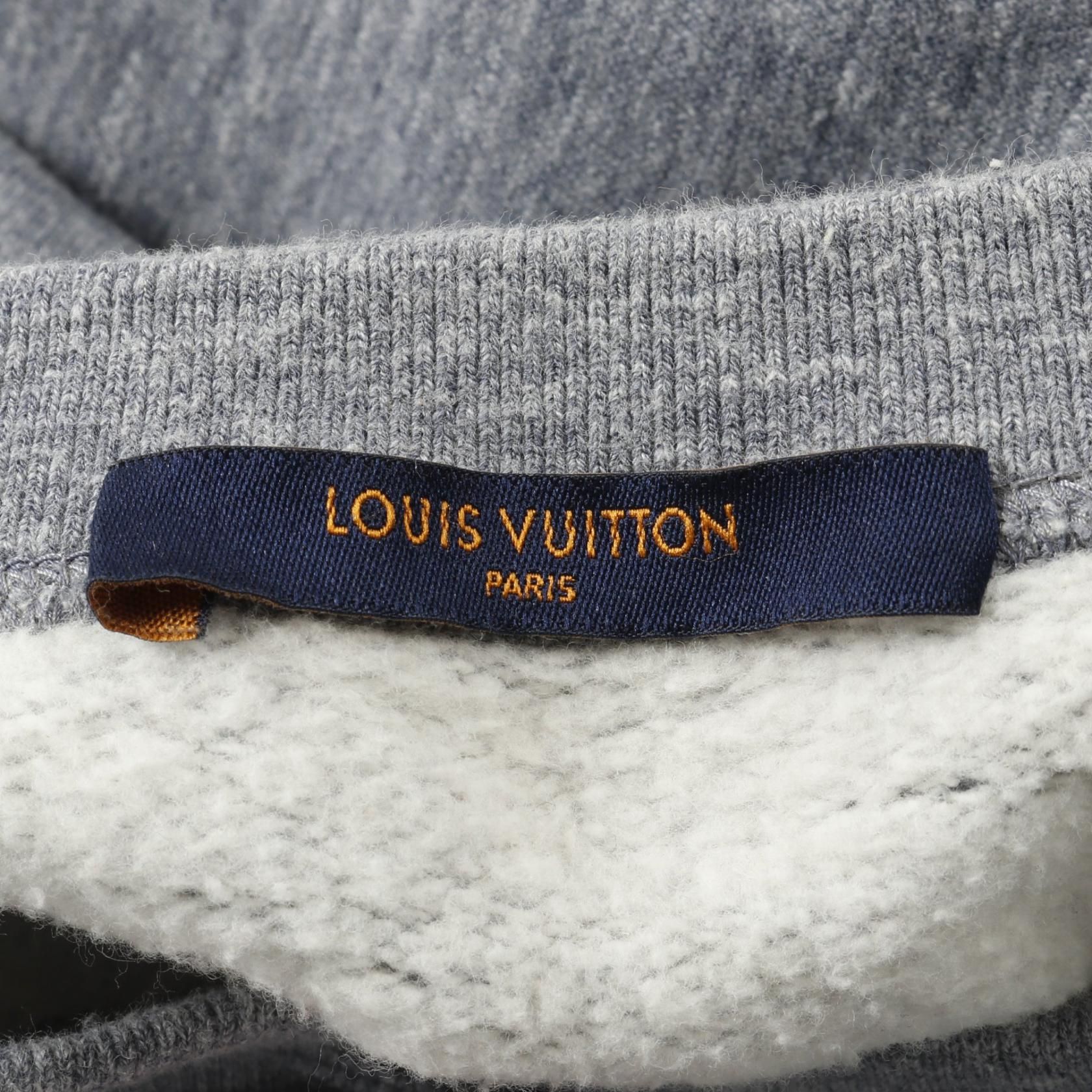 Louis Vuitton Upside Down Logo Gres Gray Sweat Hfy 20wgvr