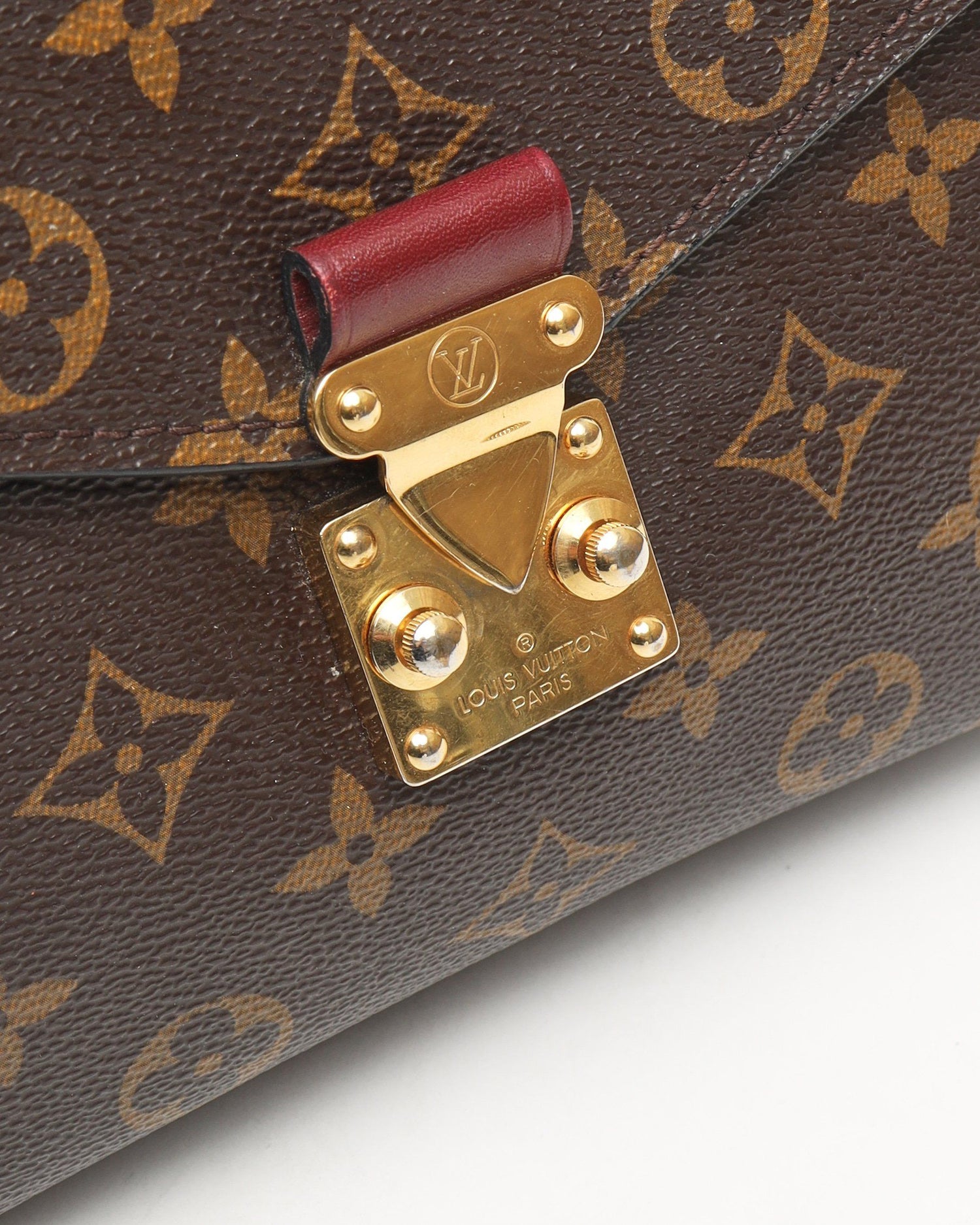 Louis Vuitton Braided Monogram Pochette Metis Bag