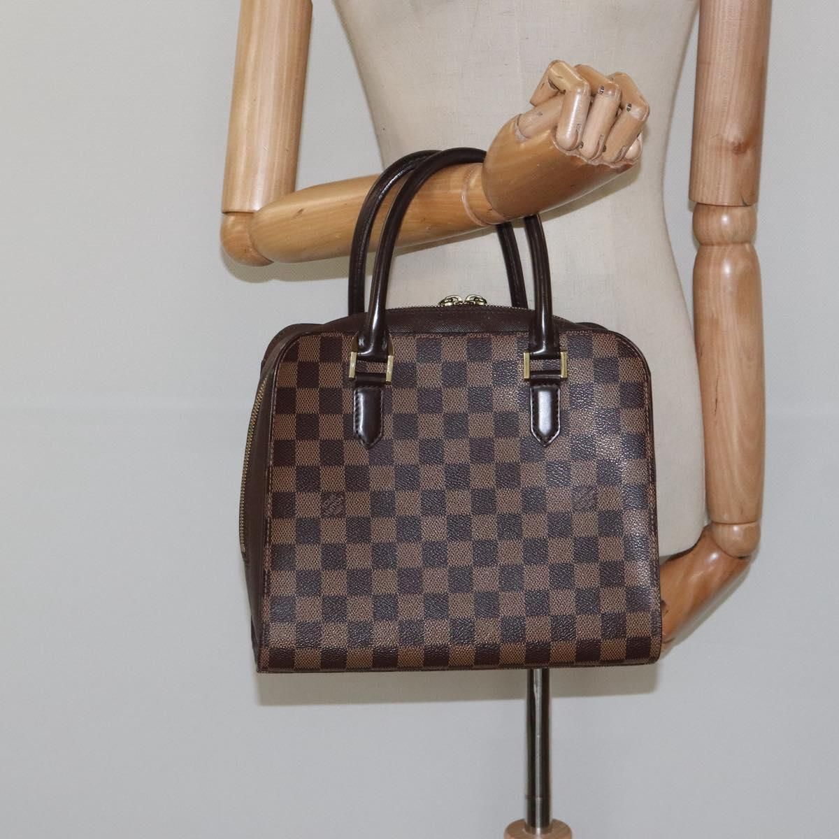 Louis Vuitton Damier Ebene Triana Hand Bag N 51155 Lv Auth
