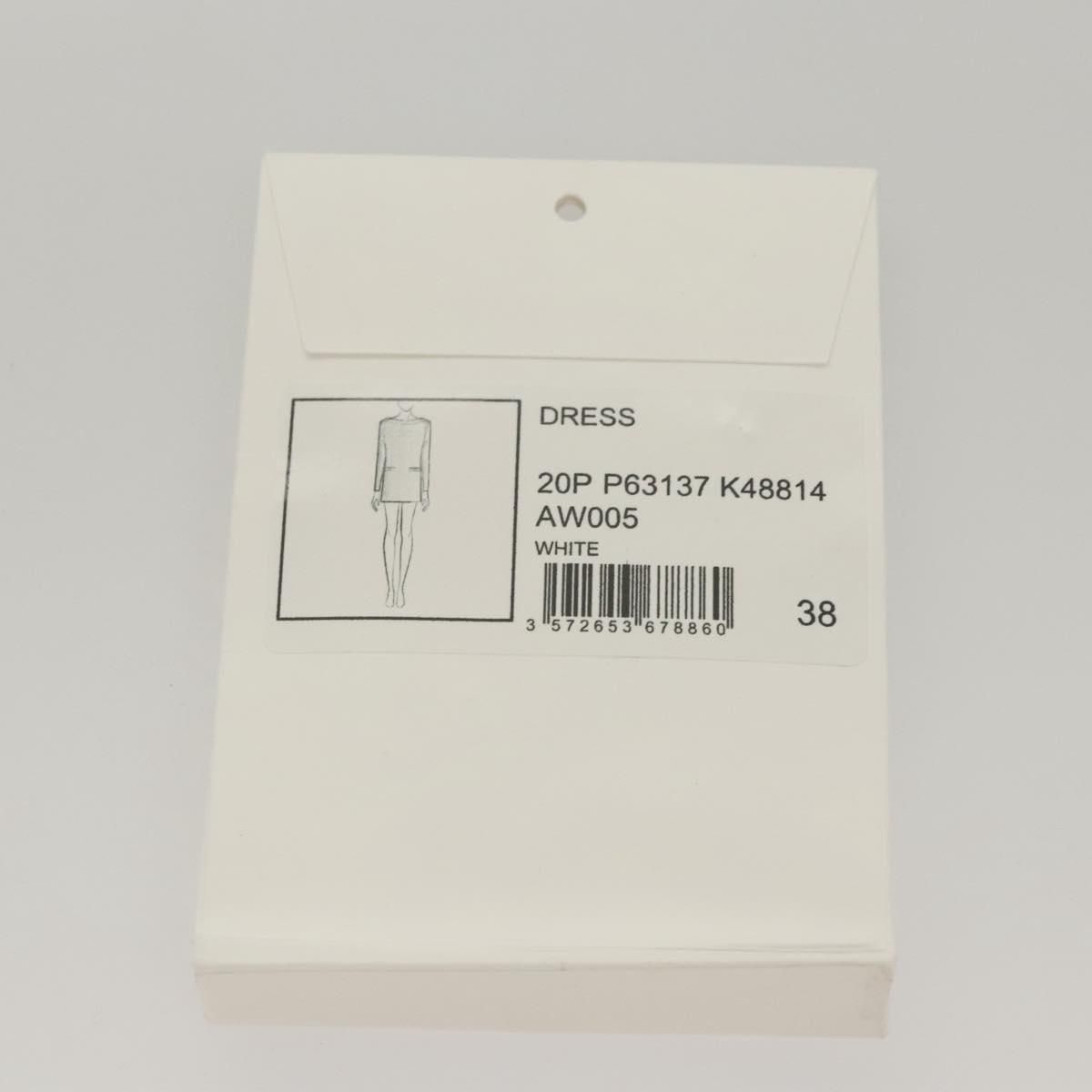 Chanel One Piece Knitted Fabrics White Cc Auth